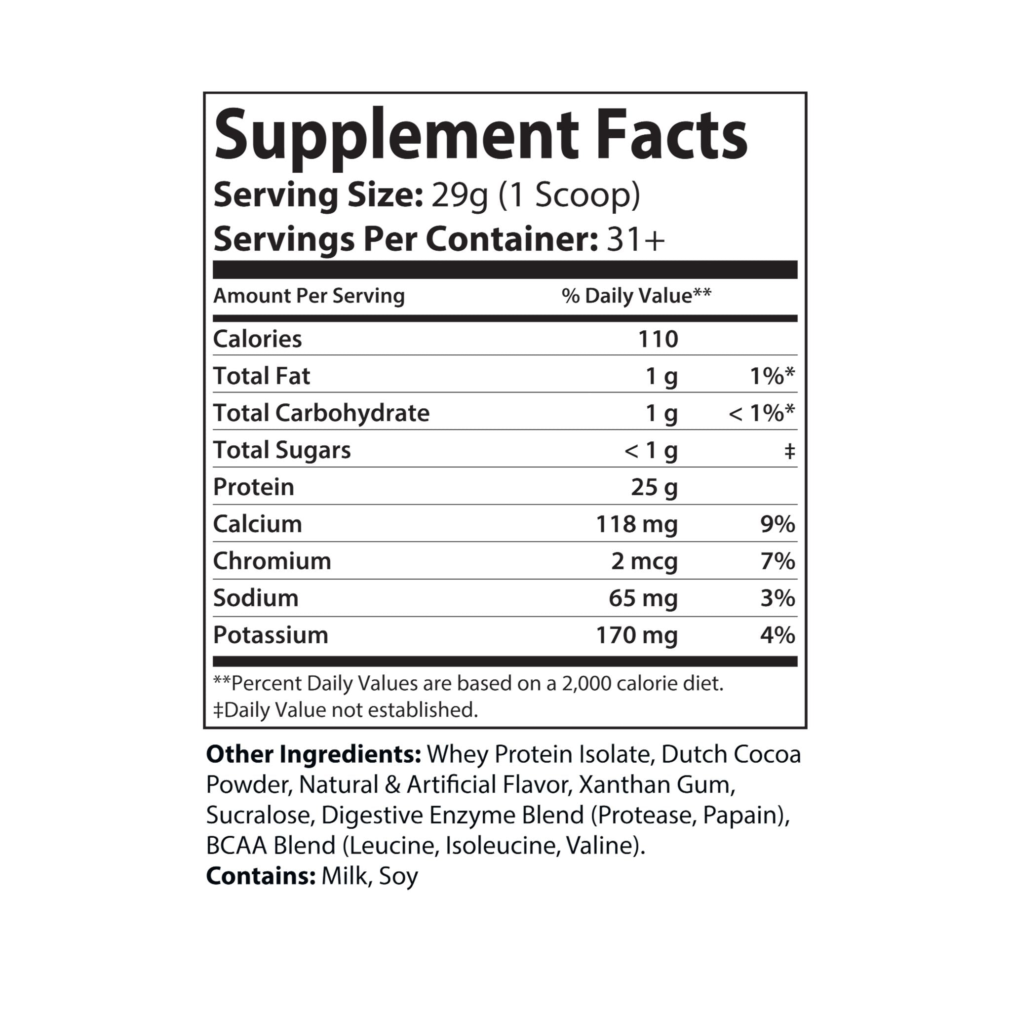 Nutrixe Whey Isolate Protein Supplement 2lb by Spee24, LLC