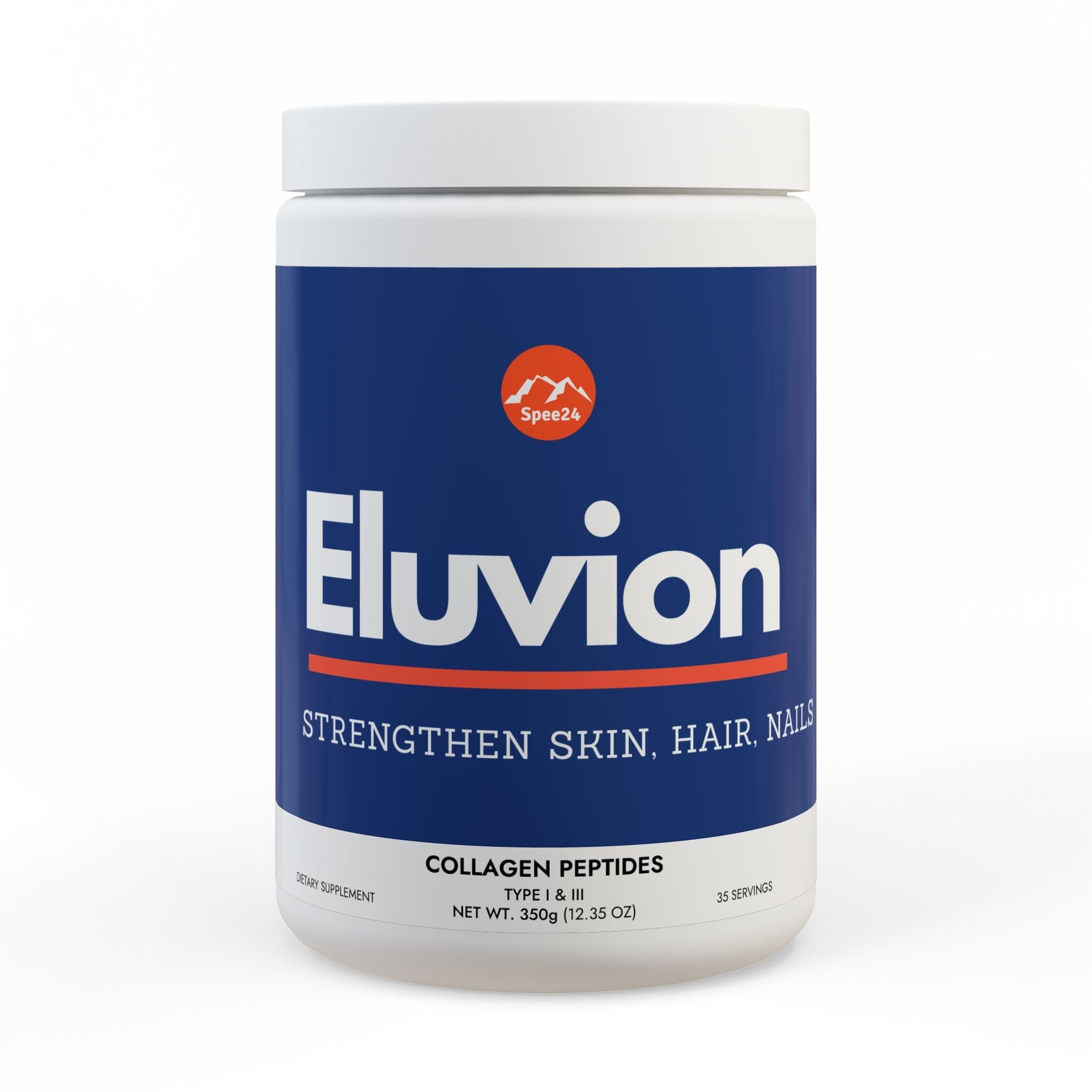 Eluvion Collagen Peptides Type I & III Supplement 12.3oz by Spee24, LLC