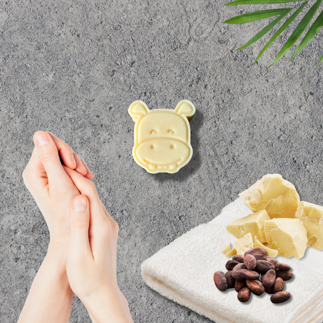 Hippo Head Shaped Lotion Bar by Hippotanicals