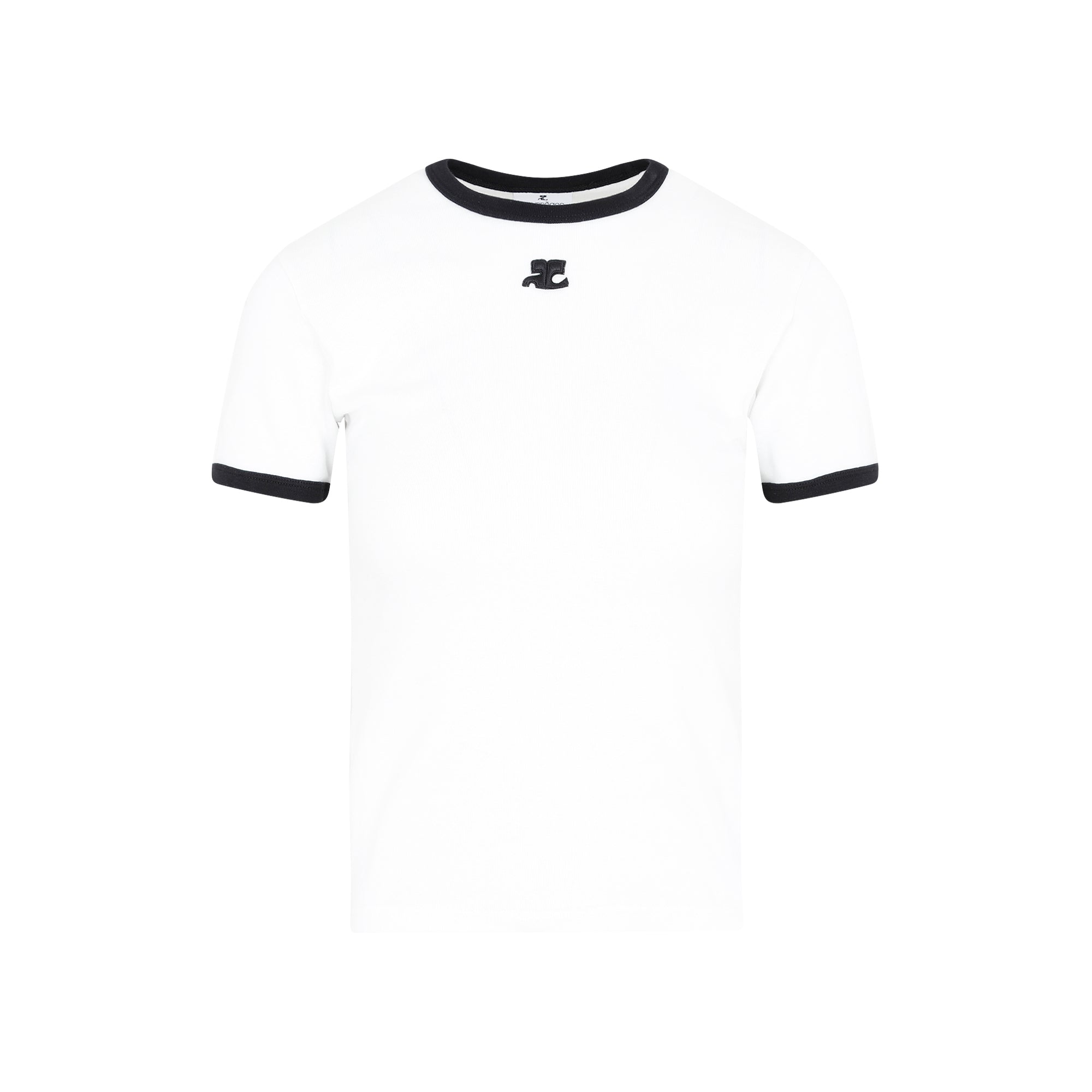 Courreges Bumpy Contrast T-Shirt Reedition Women by Luosophy