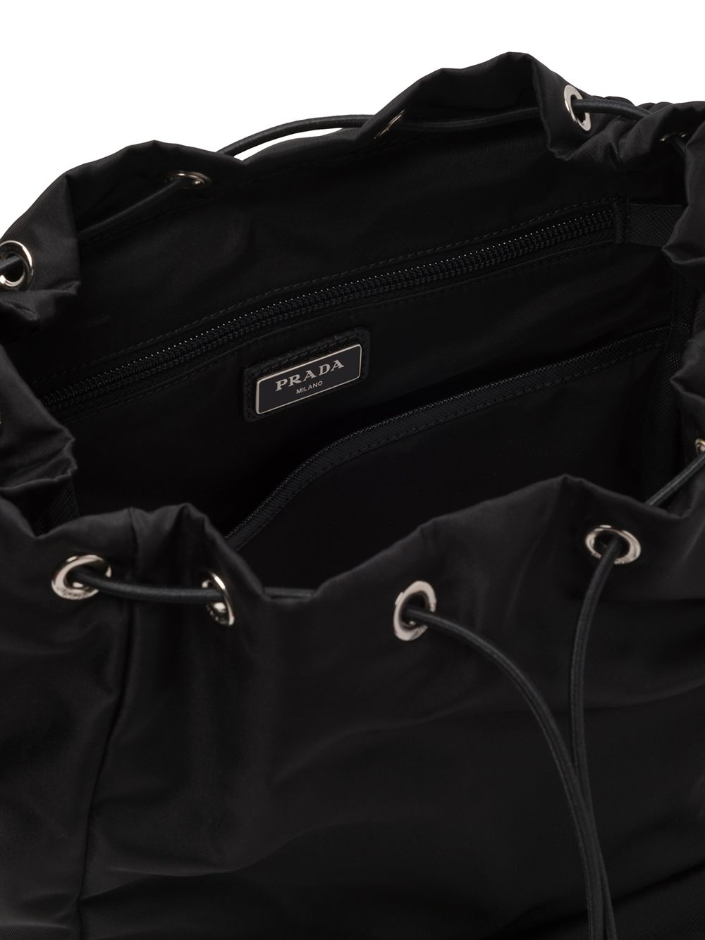 Prada Men Re-Nylon And Saffiano Leather Backpack by Luosophy