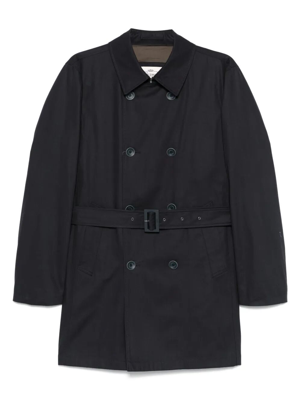Herno Men Double-Breasted Trench Coat In Dean by Luosophy