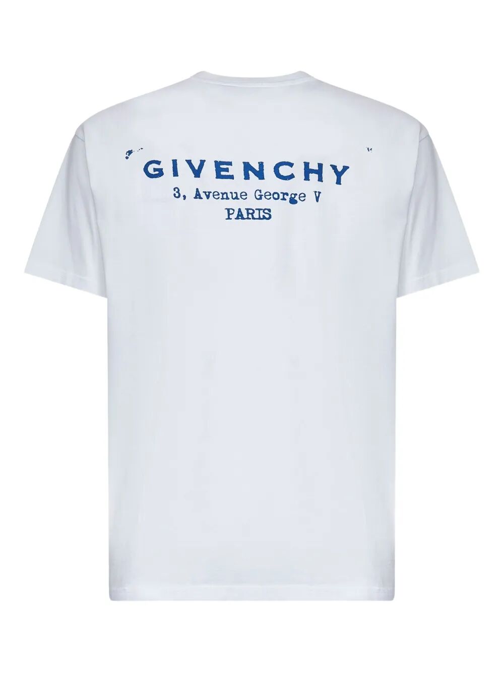 Givenchy Men Cotton T-Shirt With Givenchy Stamp Print by Luosophy