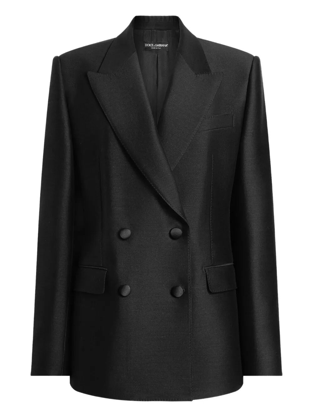 Dolce & Gabbana Women Double-Breasted Jacket In Faille DestGlow