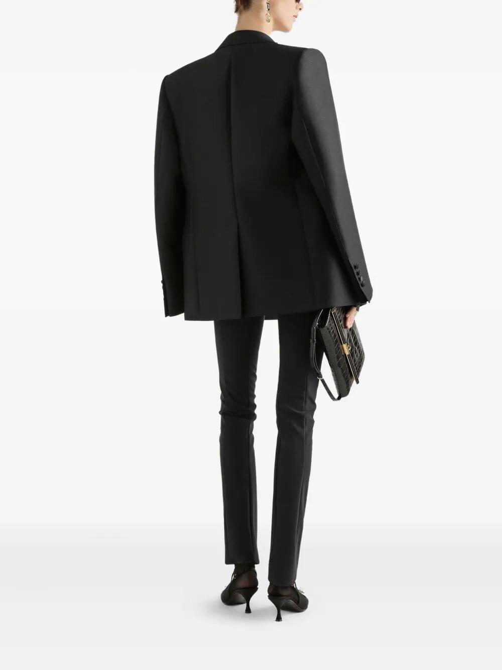 Dolce & Gabbana Women Double-Breasted Jacket In Faille DestGlow