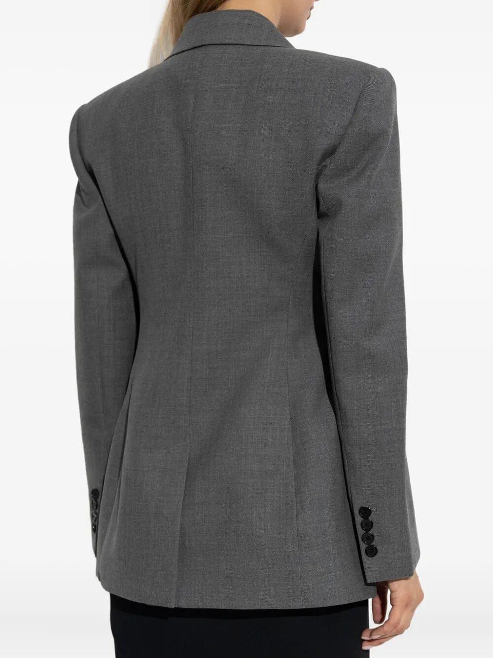 Givenchy Women Double-Breasted Wool Structured Jacket