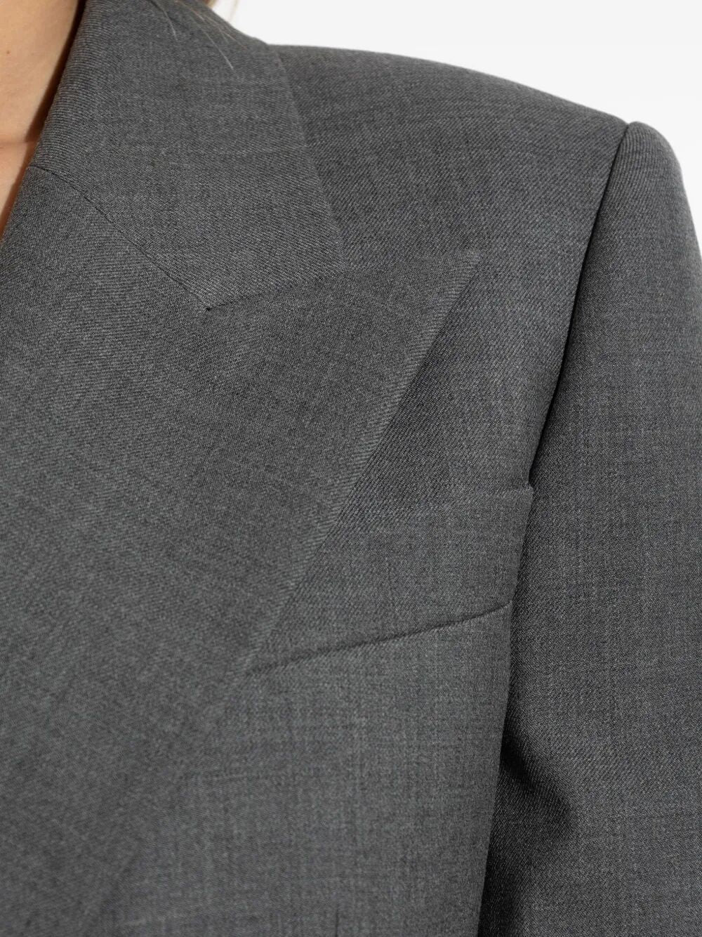 Givenchy Women Double-Breasted Wool Structured Jacket by Luosophy