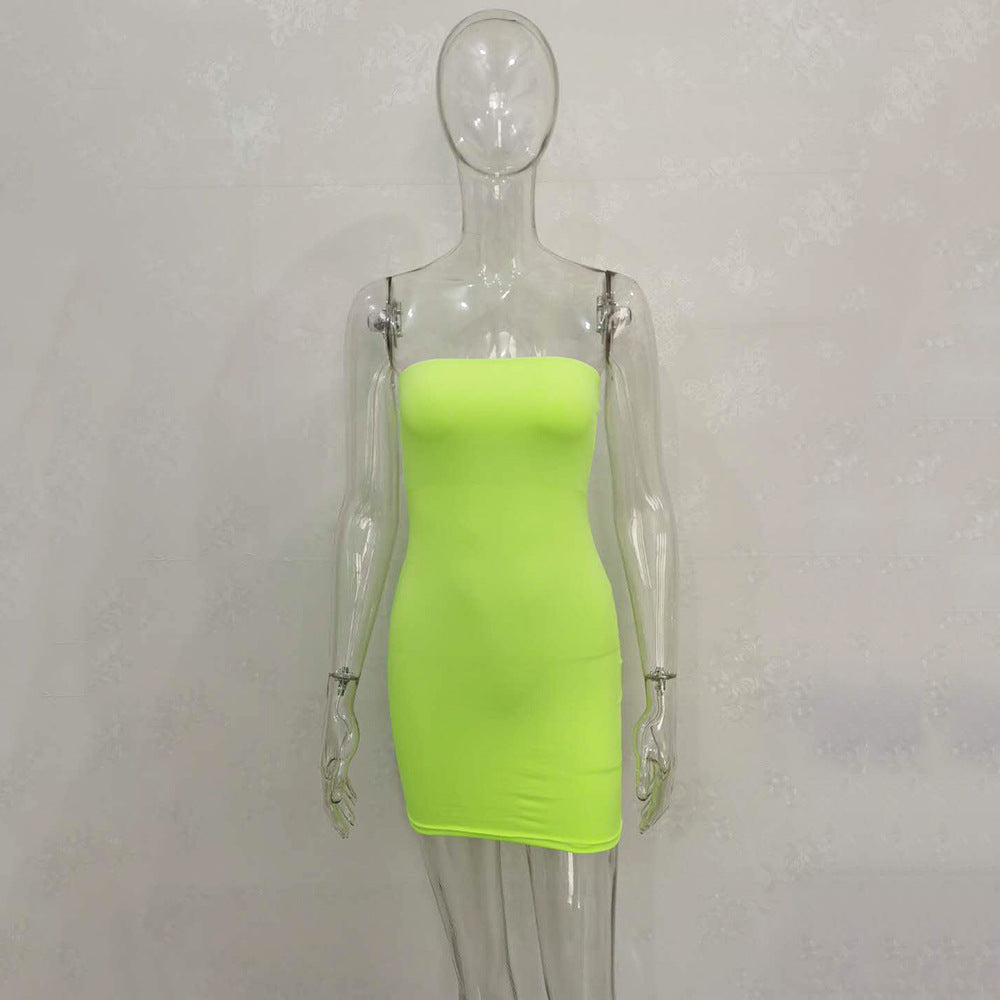 Spring Summer off-Neck Sheath Sexy All-Match Nightclub Dress Women Clothing by Ragazza