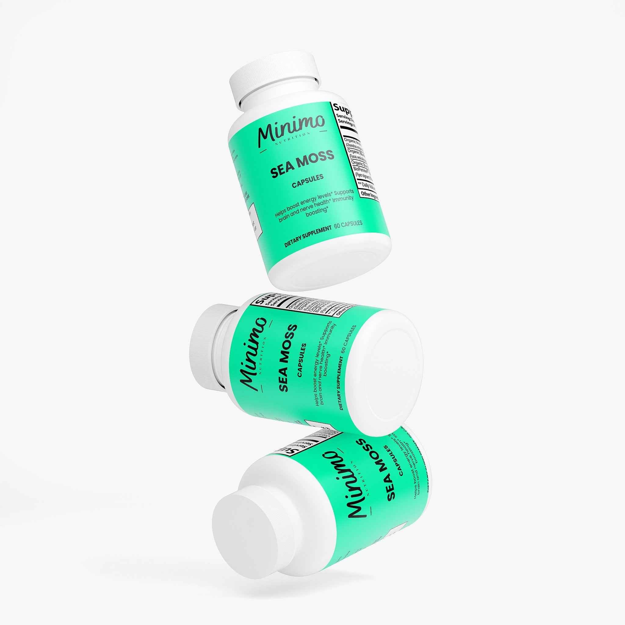Sea Moss with Bladderwrack and Burdock Root, 60 ct.