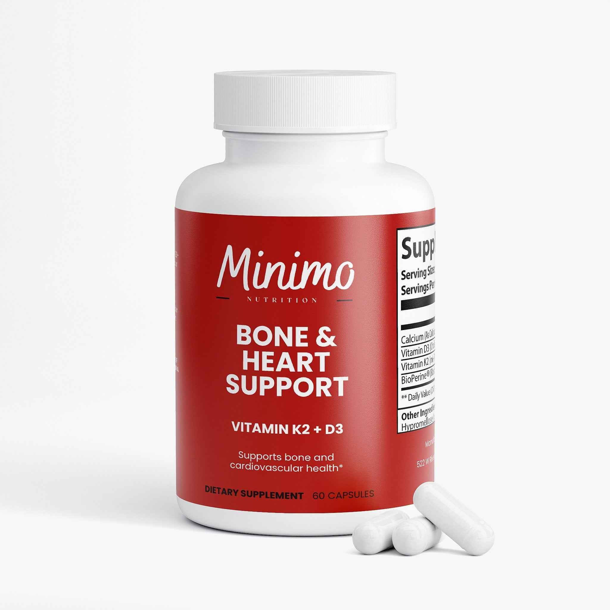 Bone & Heart Support, 60 ct. by Minimo Nutrition