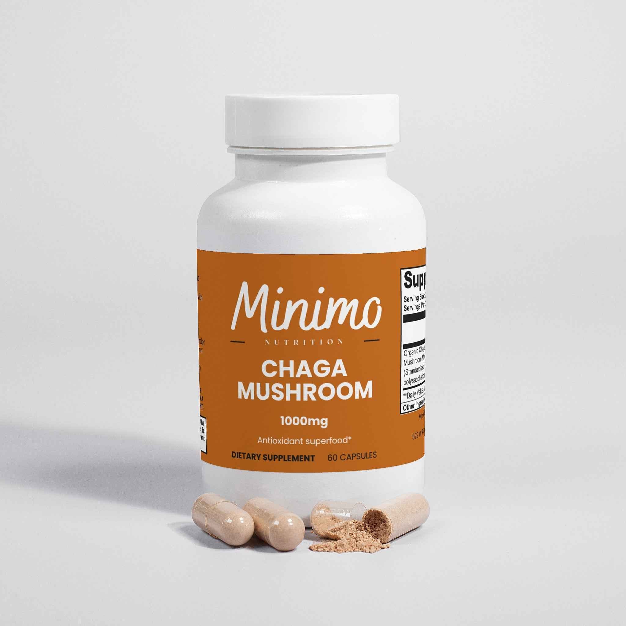 Organic Chaga Mushroom, 60 ct.