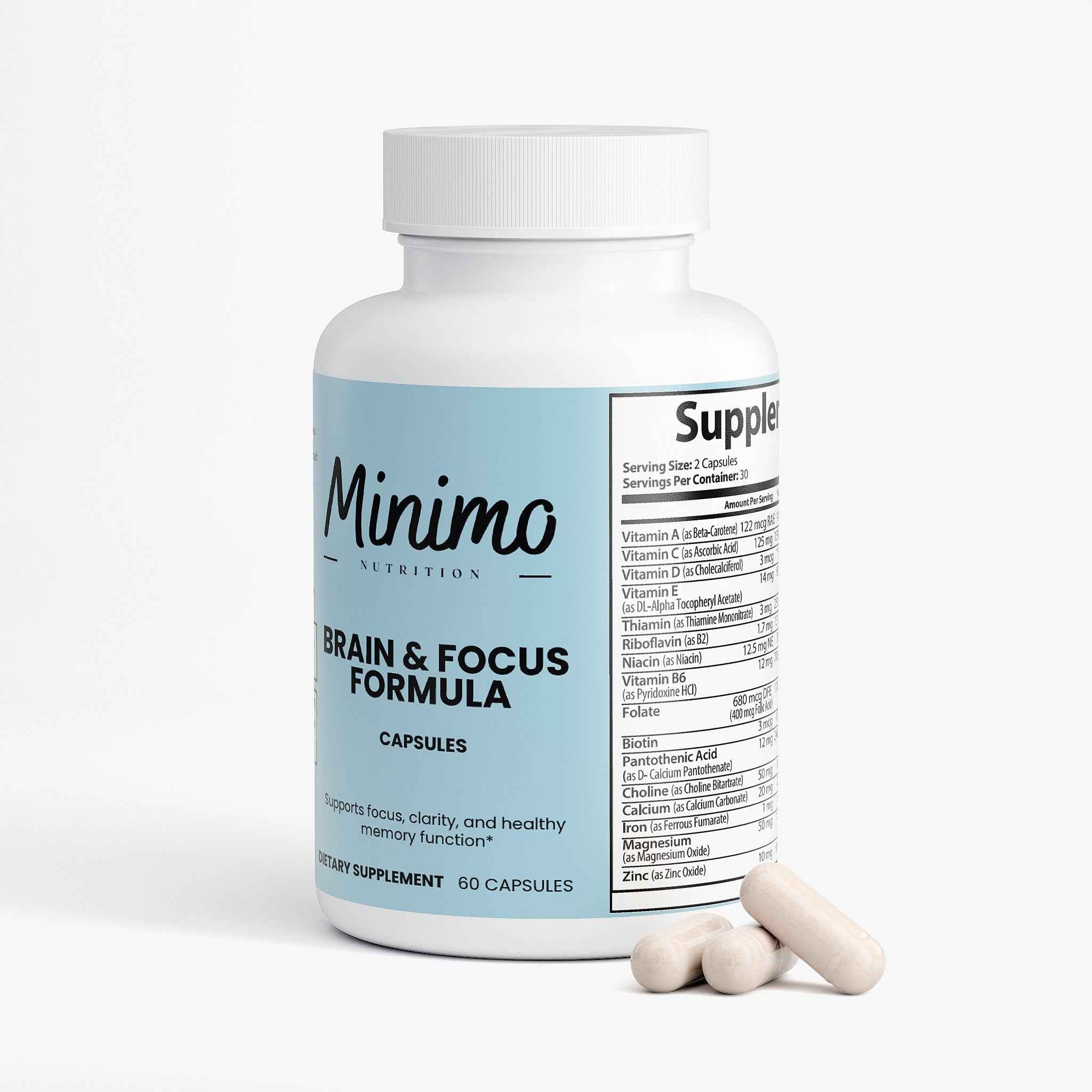 Brain & Focus Formula, 60 ct.