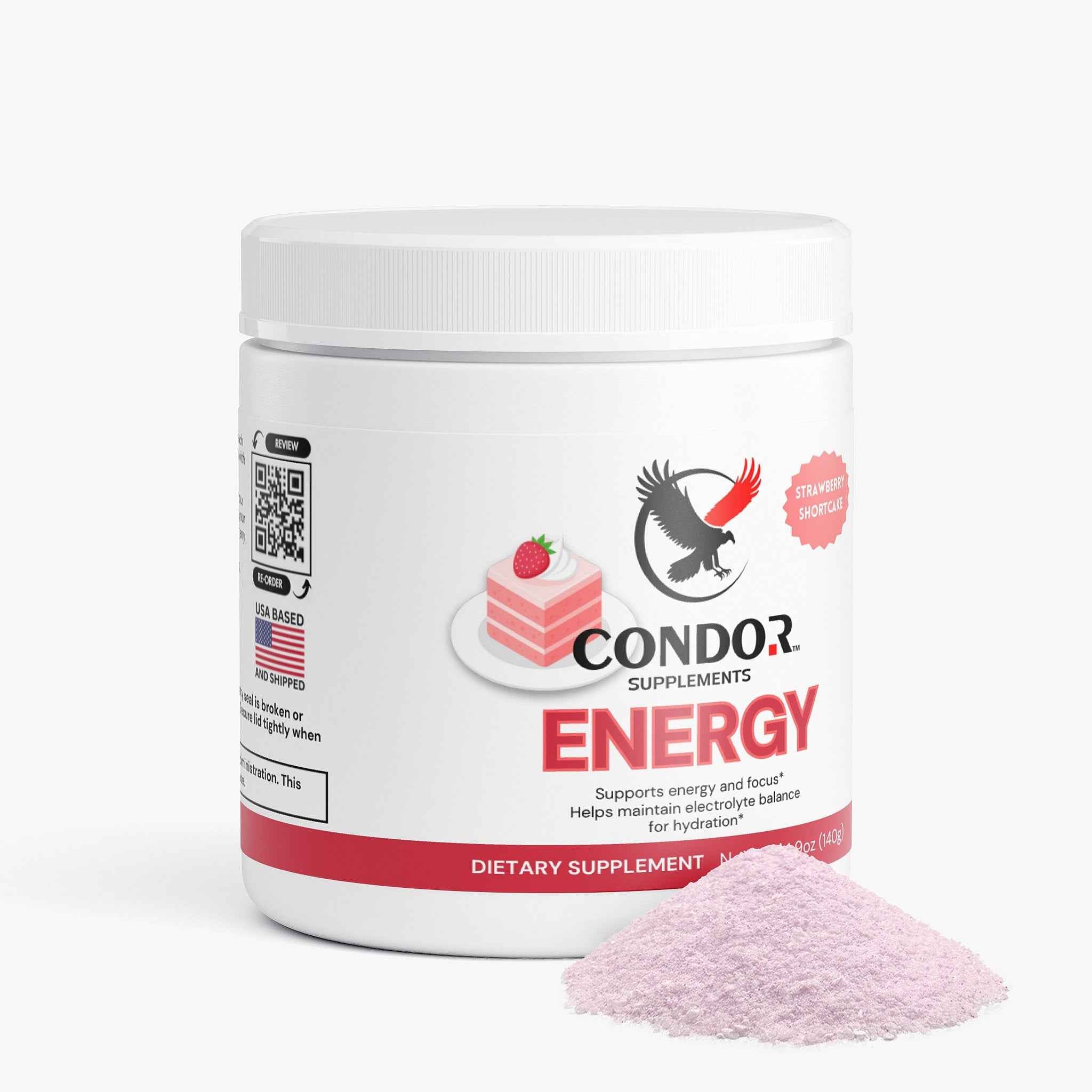 Energy Drink Mix (Strawberry Shortcake)
