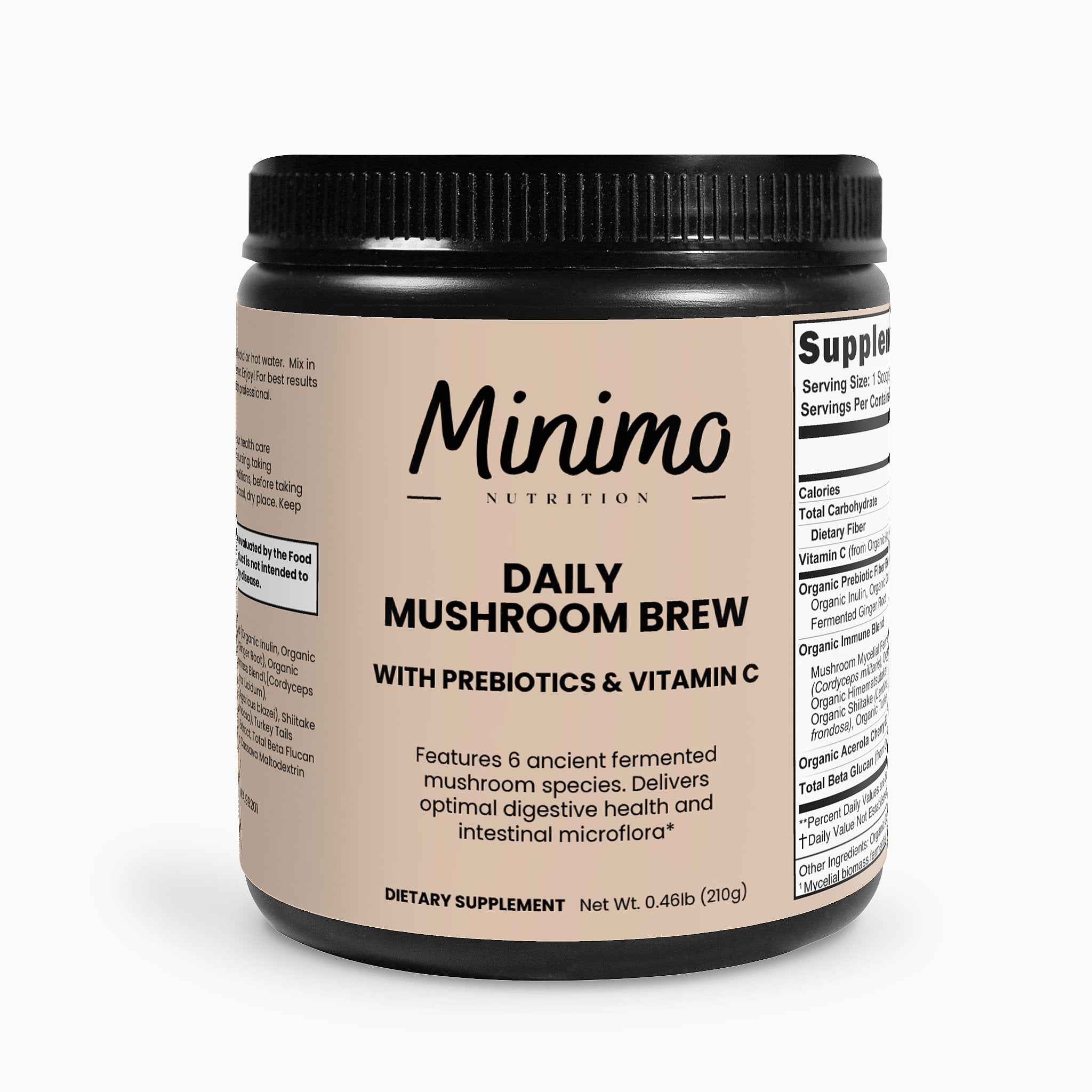 Daily Mushroom Brew, 7.4 oz by Minimo Nutrition