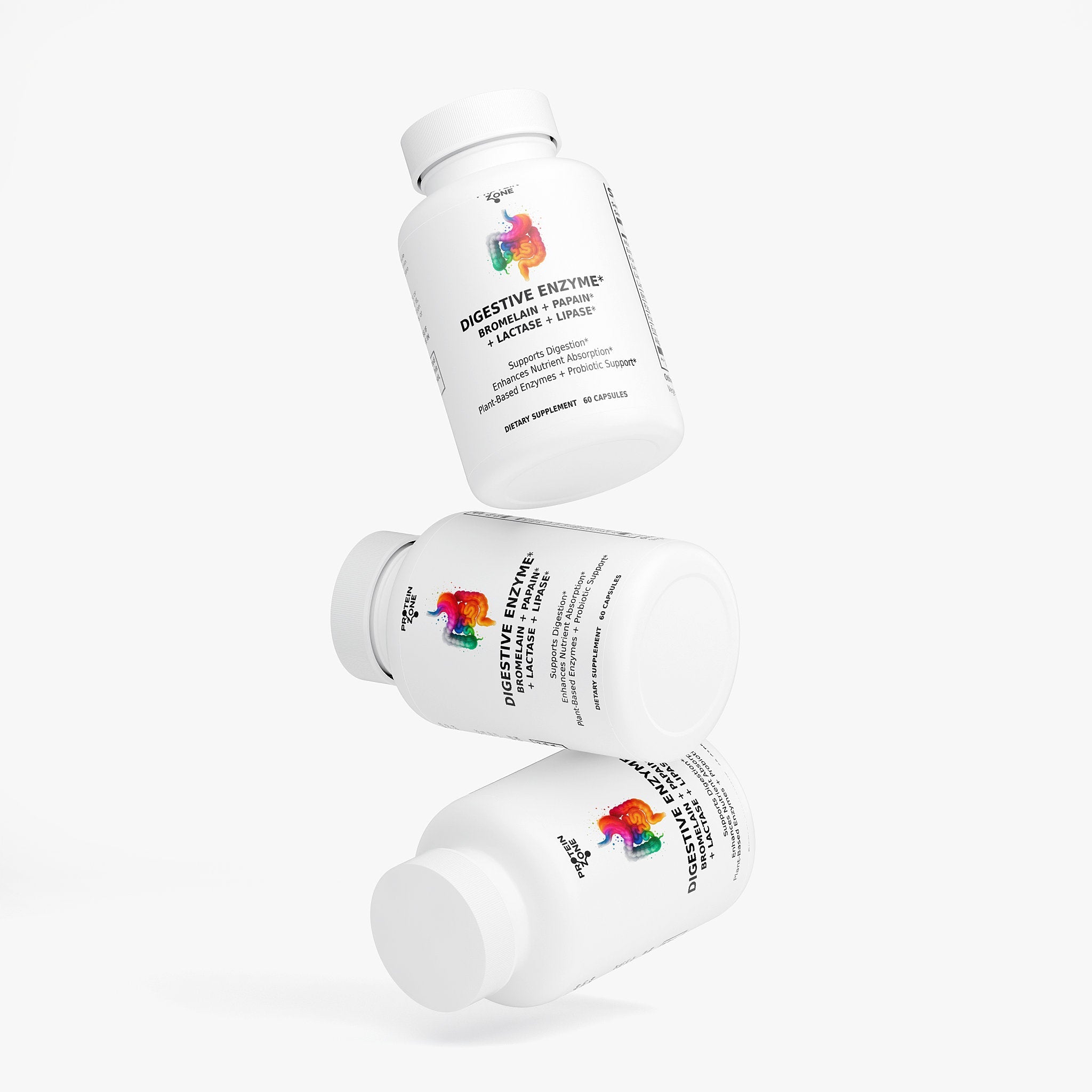 Digestive Enzyme Pro Blend | Broad Spectrum Support for Bloating by Protein Zone