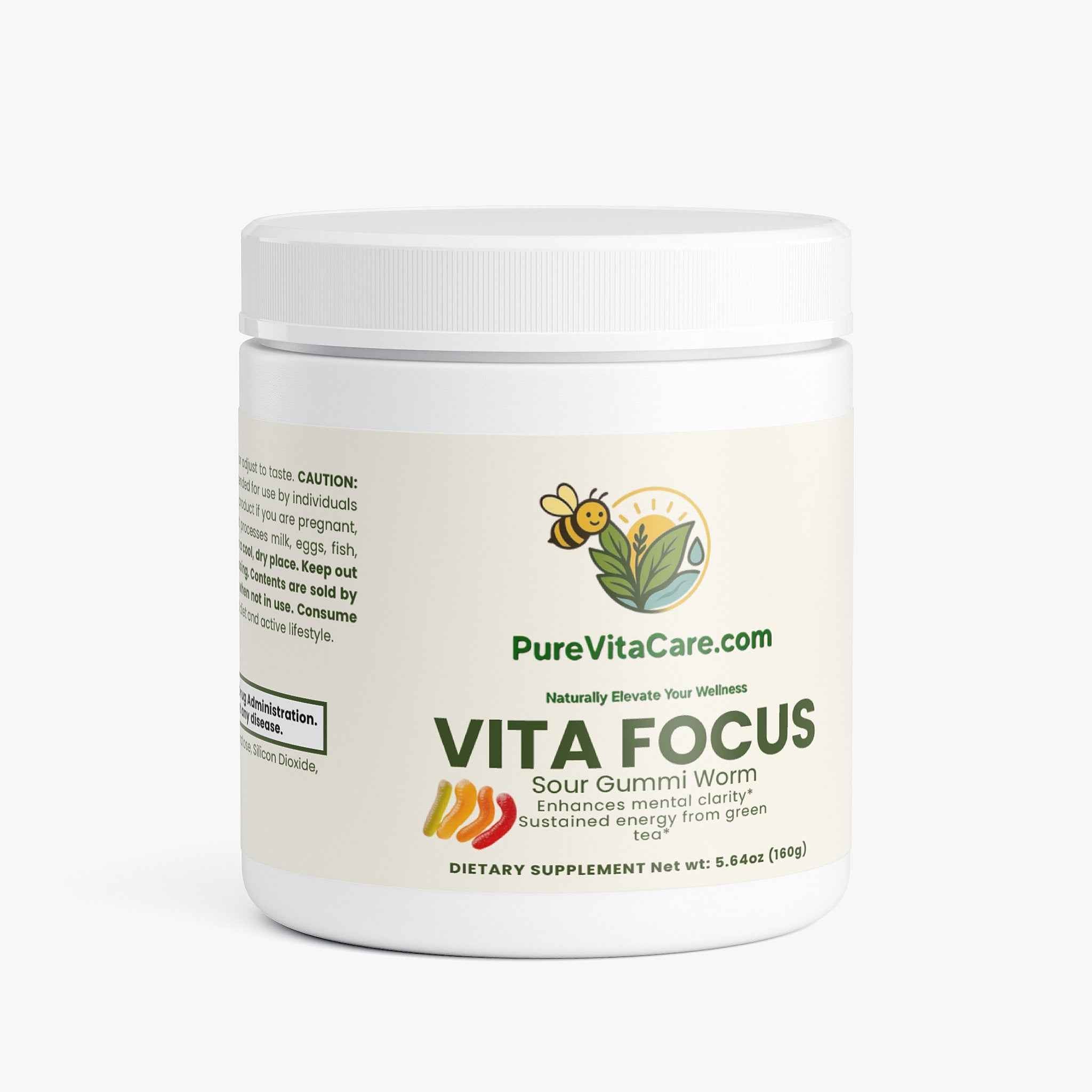 VITA-FOCUS POWDER (Sour Gummi Worm)