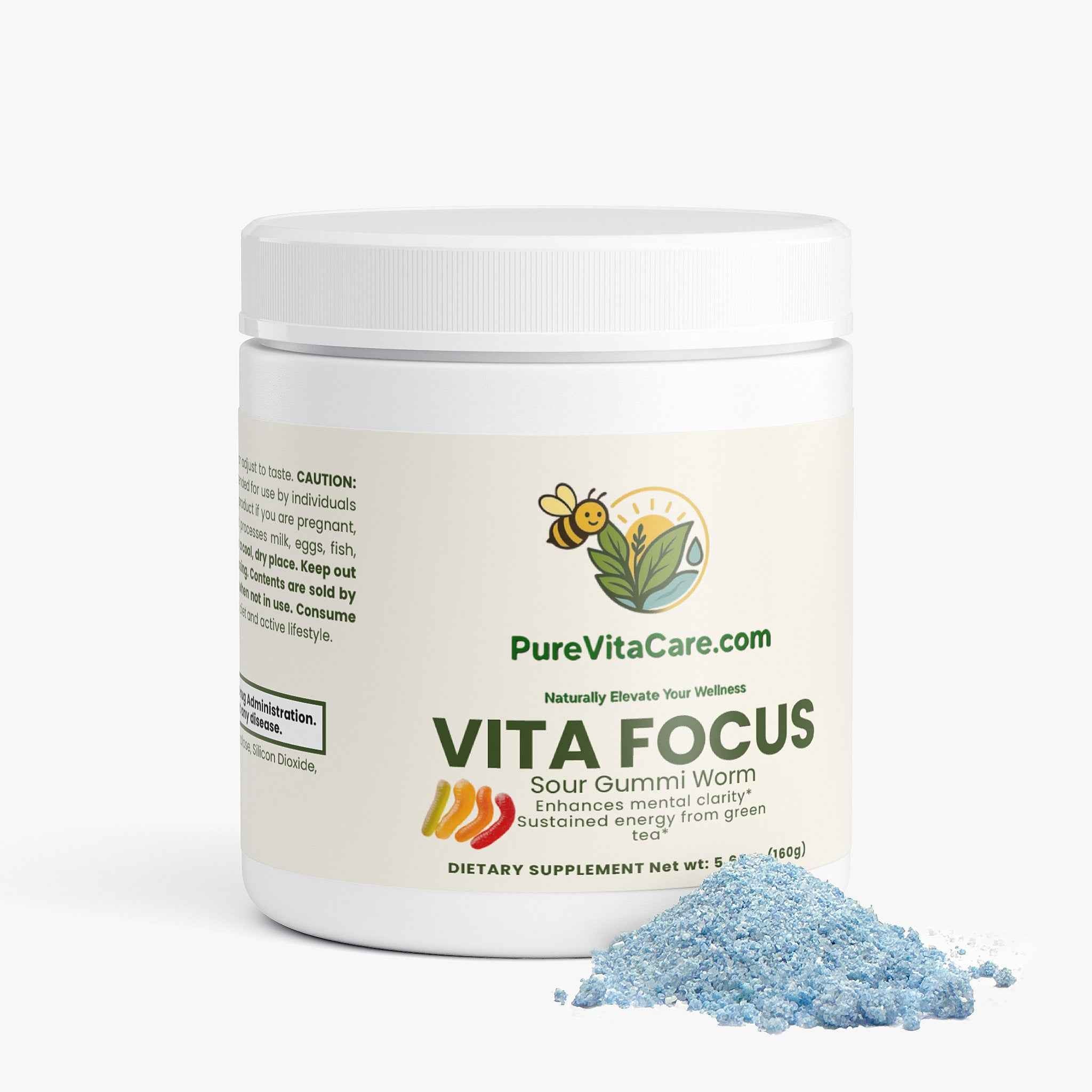 VITA-FOCUS POWDER (Sour Gummi Worm)