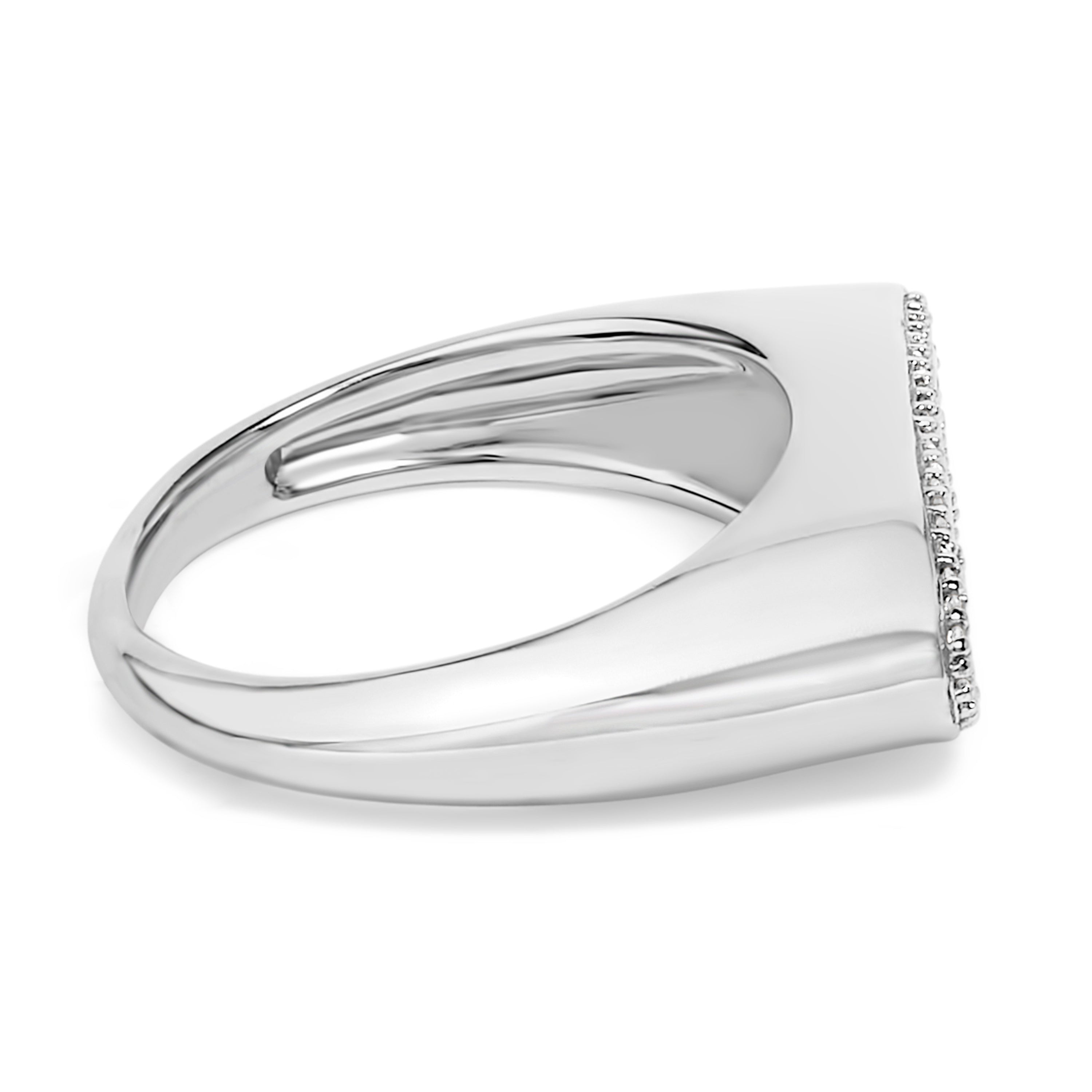 14K Yellow Gold Plated Sterling Silver Diamond Accent Infinity Ring DestGlow