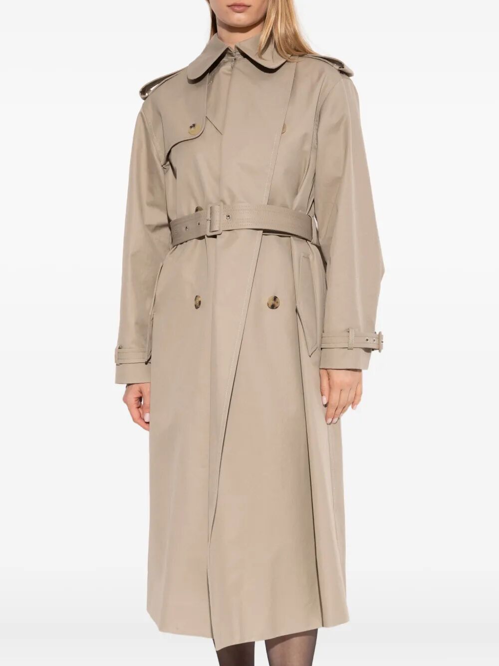 Alexander Mcqueen Women Double-Breasted Trench Coat by Luosophy
