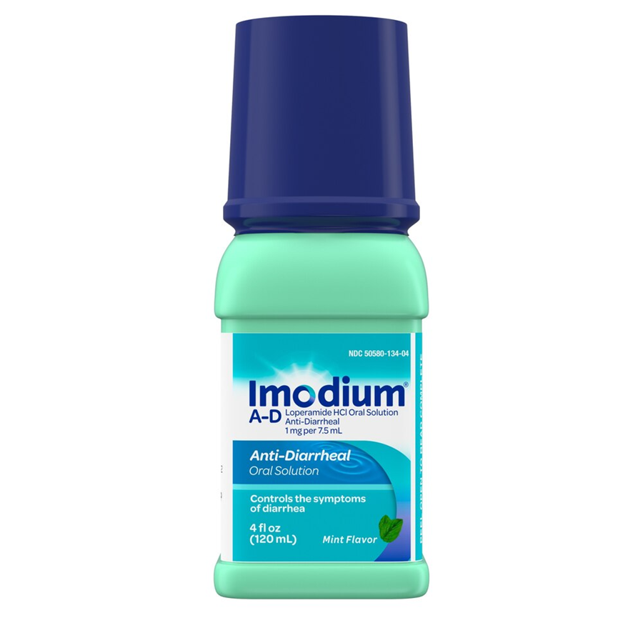 Imodium Oral Solution Mint Flavor Anti Diarrheal 4 Oz by Pasteur Pharmacy