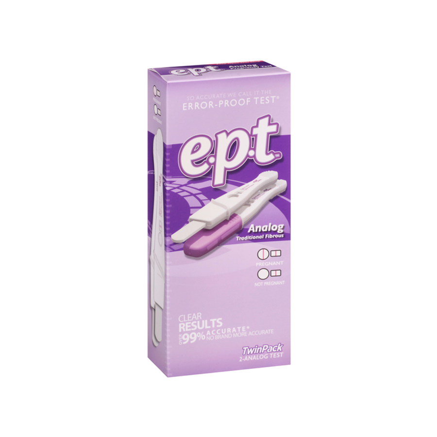 EPT Twin Pack Analog Pregnancy Test 2 by Pasteur Pharmacy
