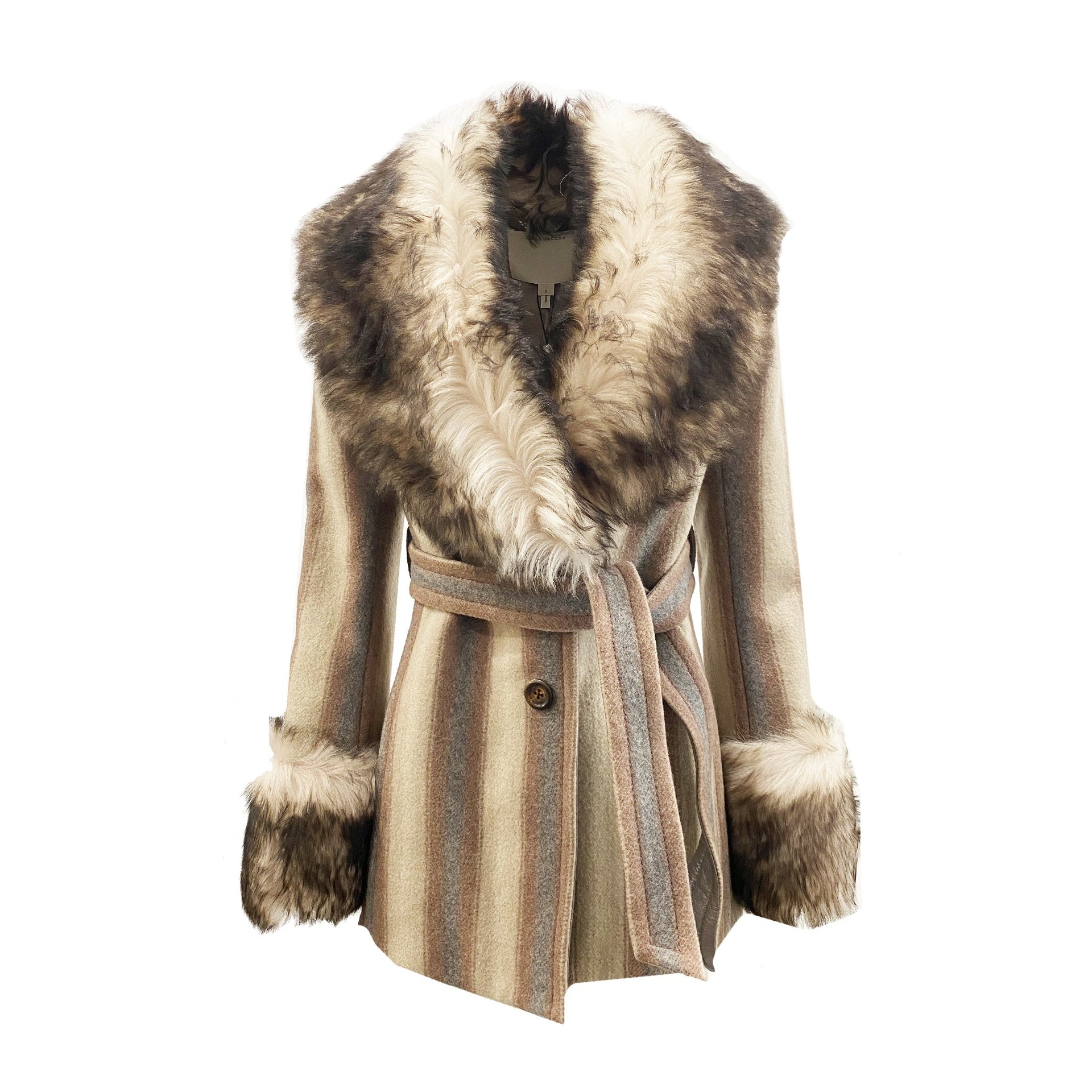 Marc Jacobs Fur Trim Coat Women DestGlow