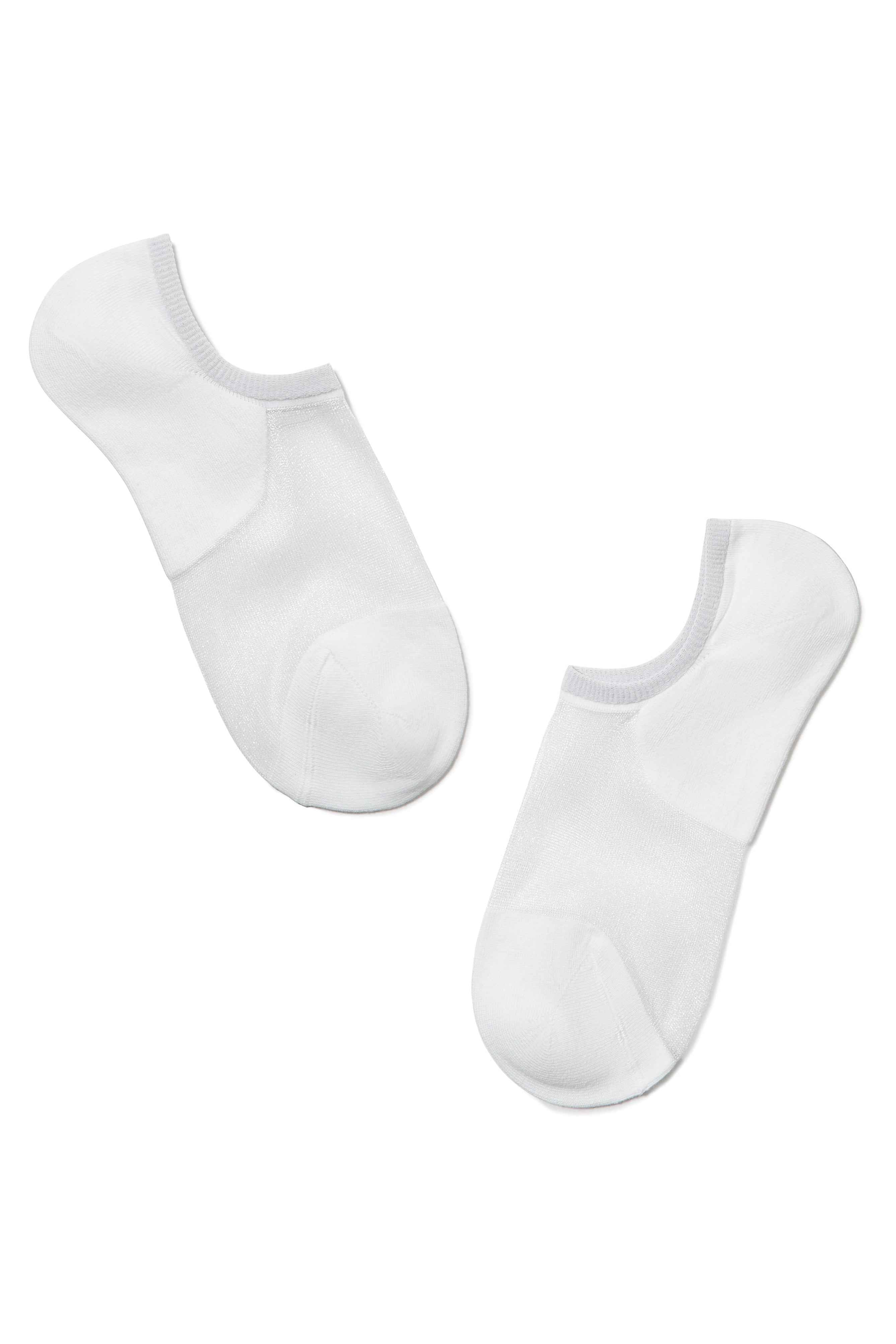Cotton Ankle Socks Conte Active - Inserts Of Transparent Mesh