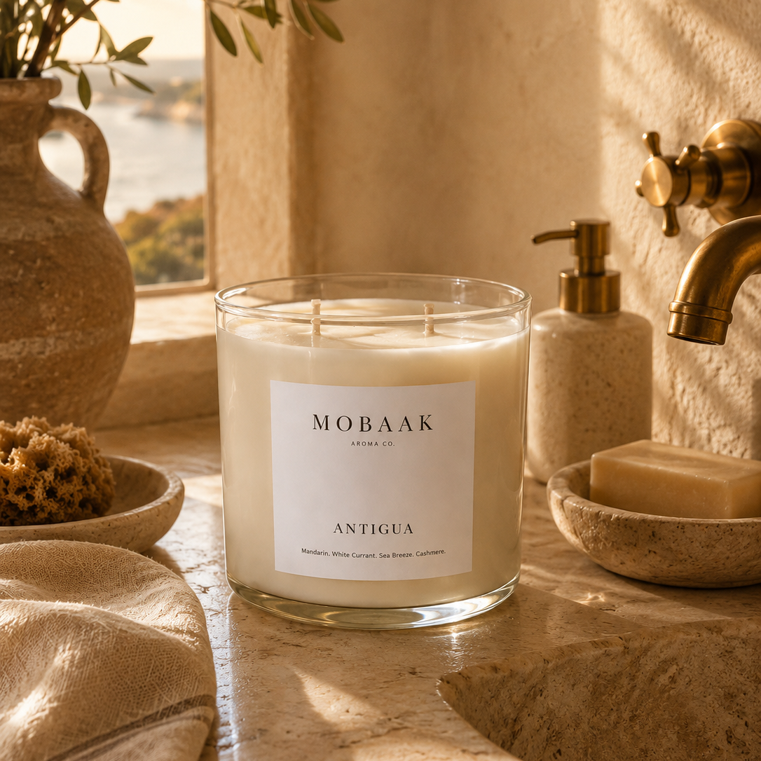 Antigua Candle by Mobaak Aromatherapy Shoppe