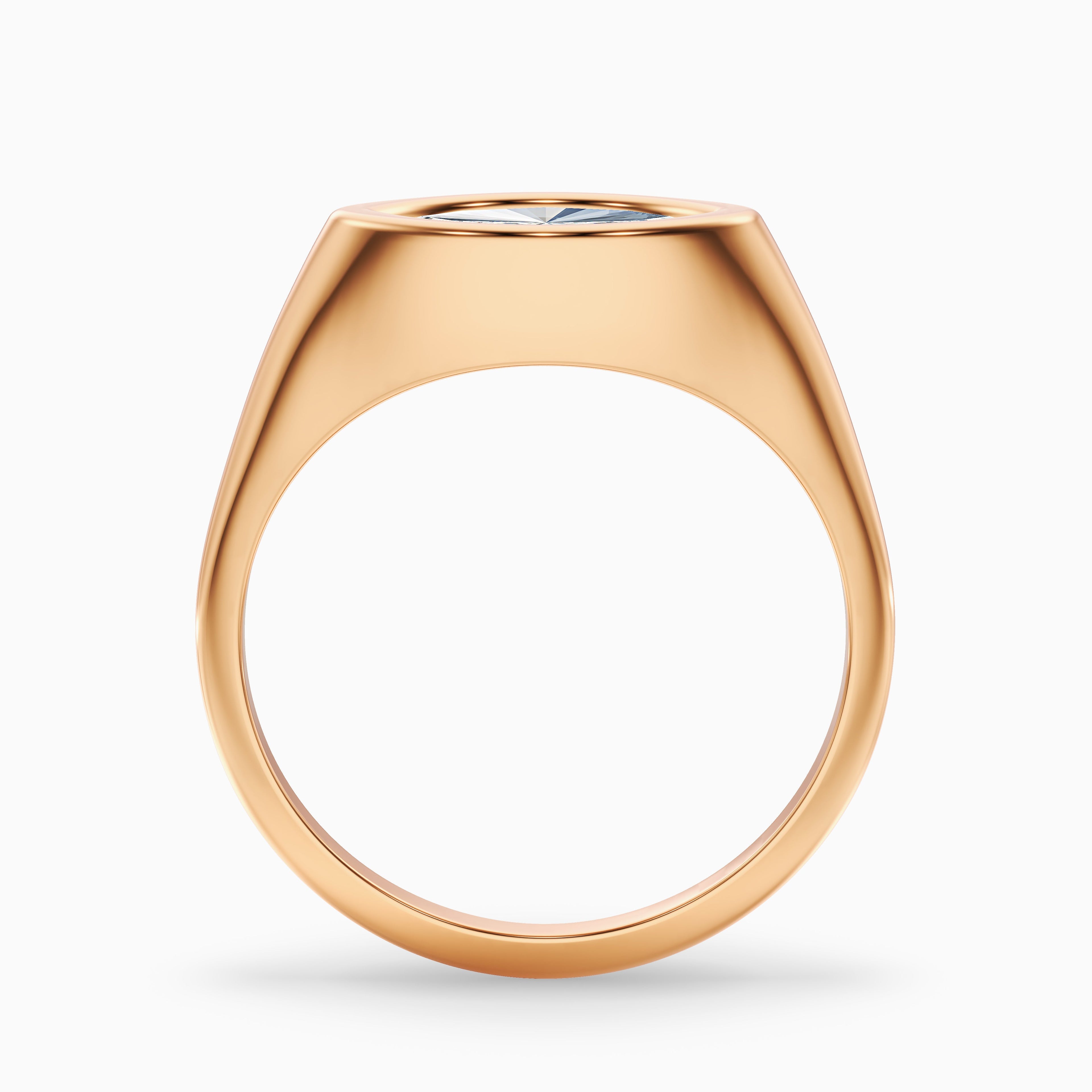 Alina 2 Carat Marquise East West Bezel Moissanite Diamond Ring In 14k White Gold