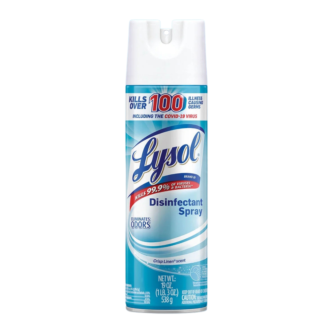 Lysol Disinfectant Spray Linen Scent (19oz) DestGlow