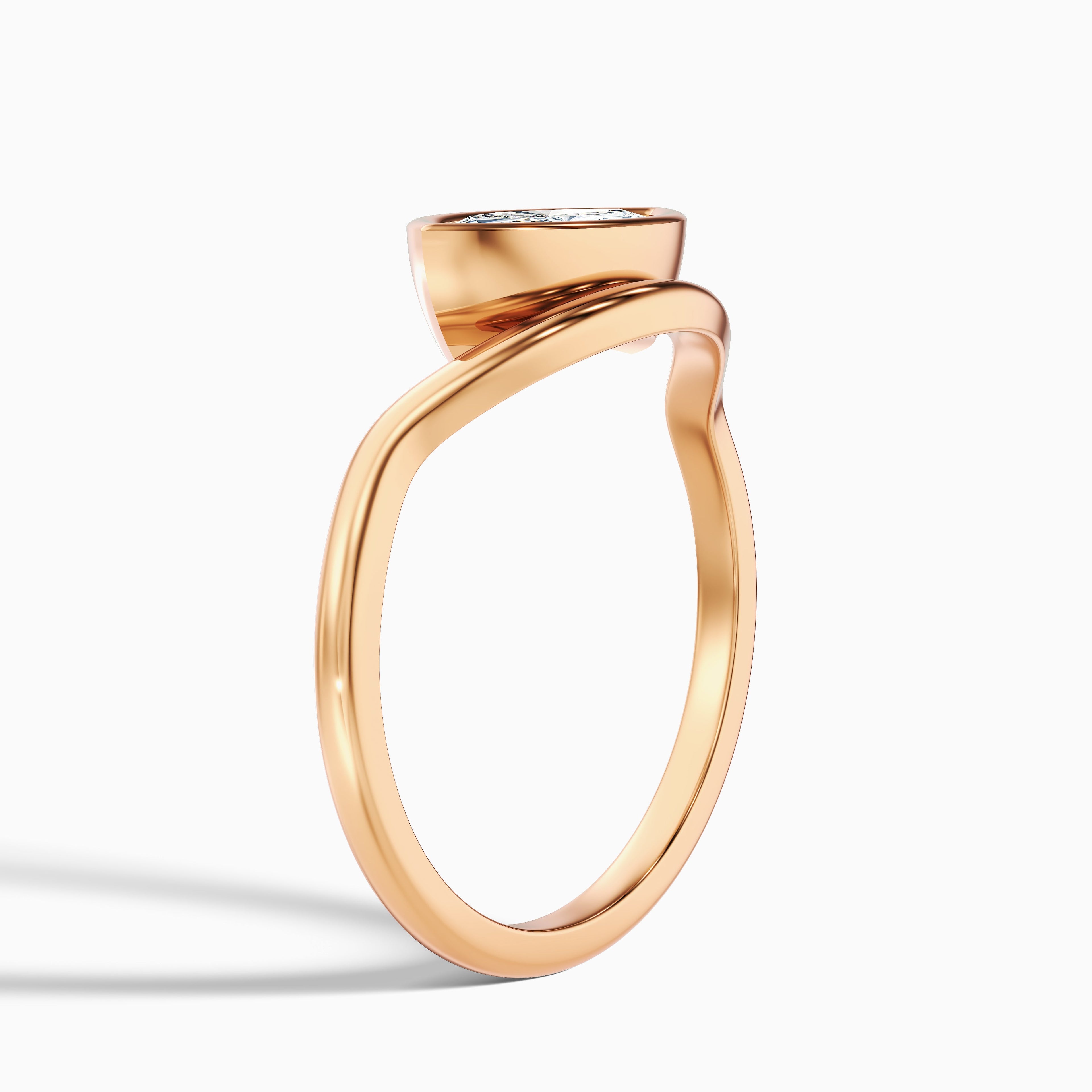 Briana 5.5 Carat Marquise East West Bezel Moissanite Diamond Ring In 925 Sterling Silver