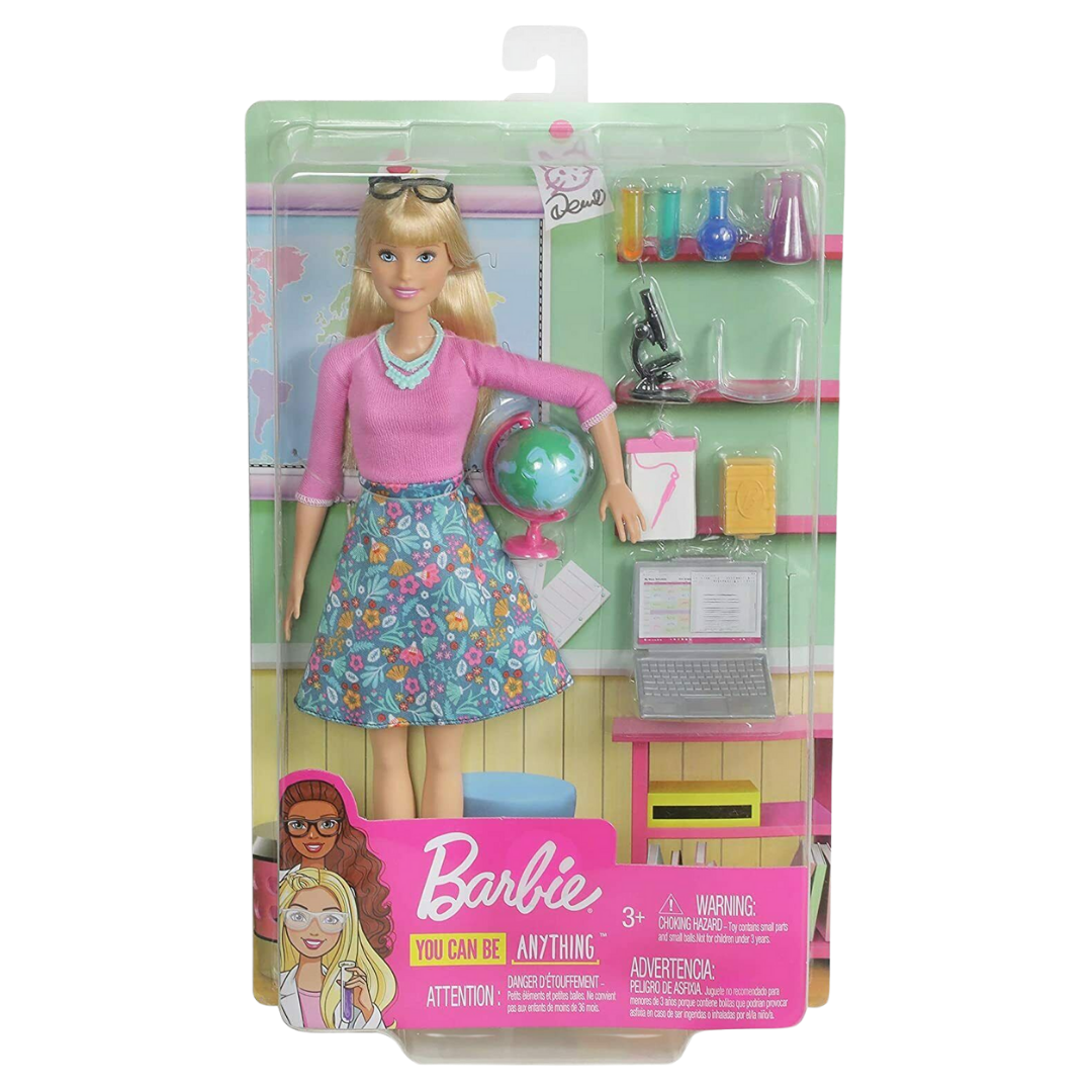 Barbie Career Teacher Doll with Accessories (Blonde) DestGlow