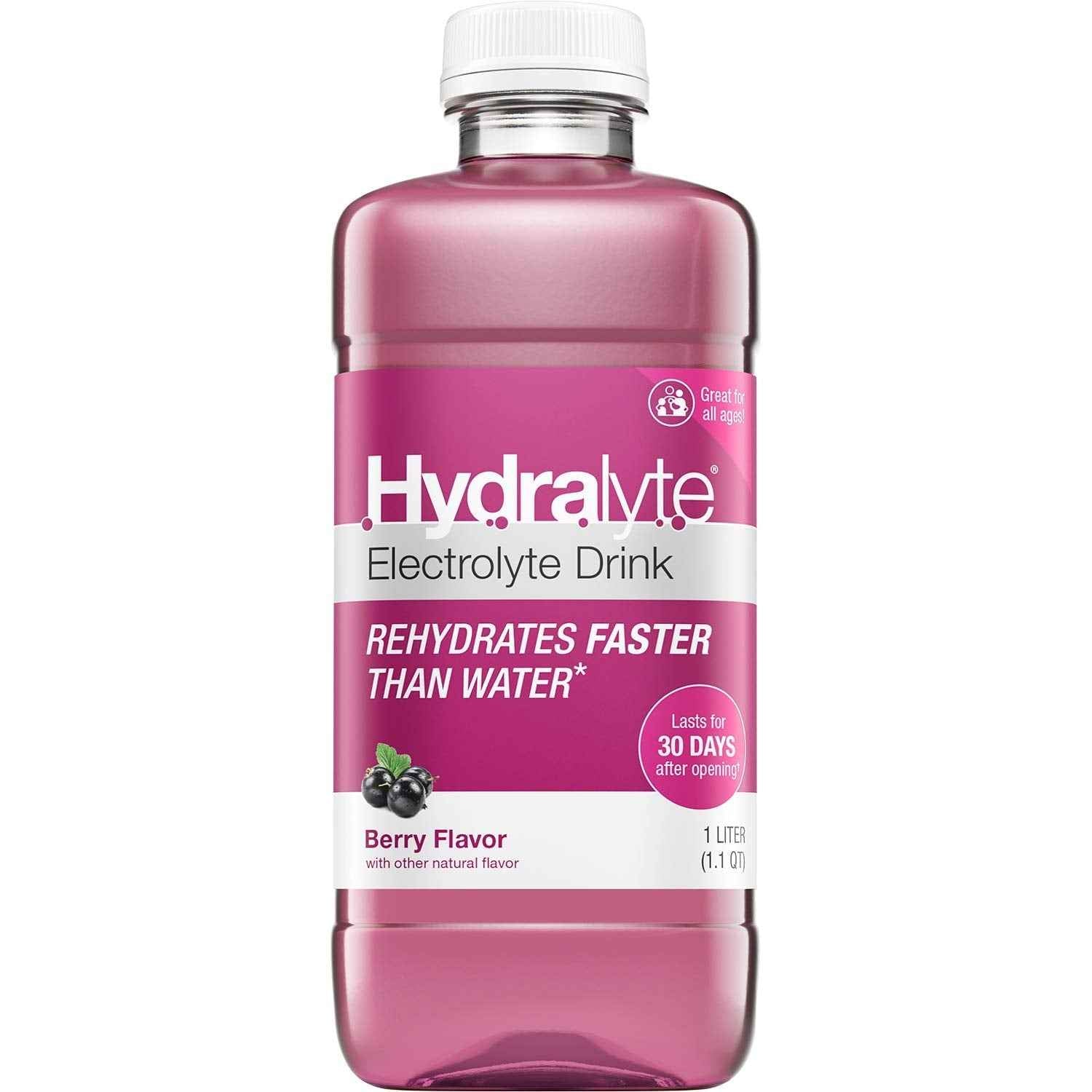 Hydralyte Electrolyte Berry Liquid 33.8 Oz