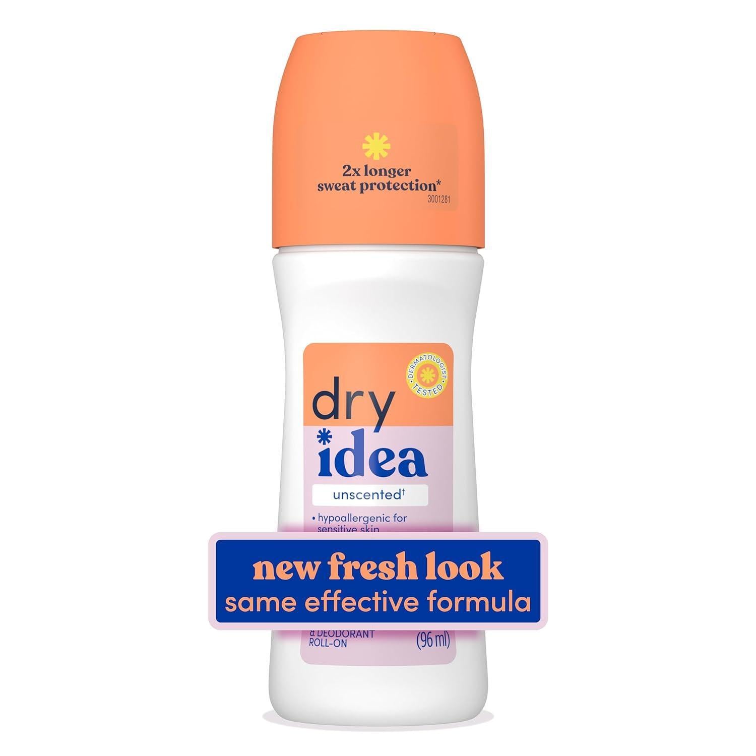 Dry Idea Advance Roll On Unscented Antiperspirant & Deodorant 3.25 Oz by Pasteur Pharmacy