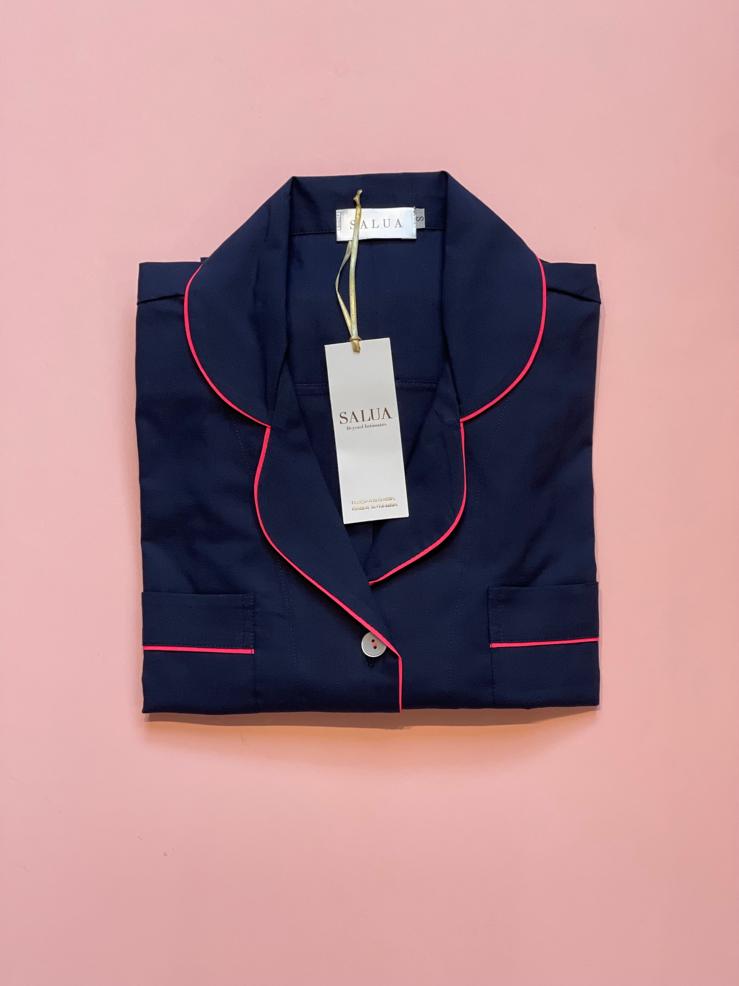Classic Woven Cotton Pajama Set - DestGlow