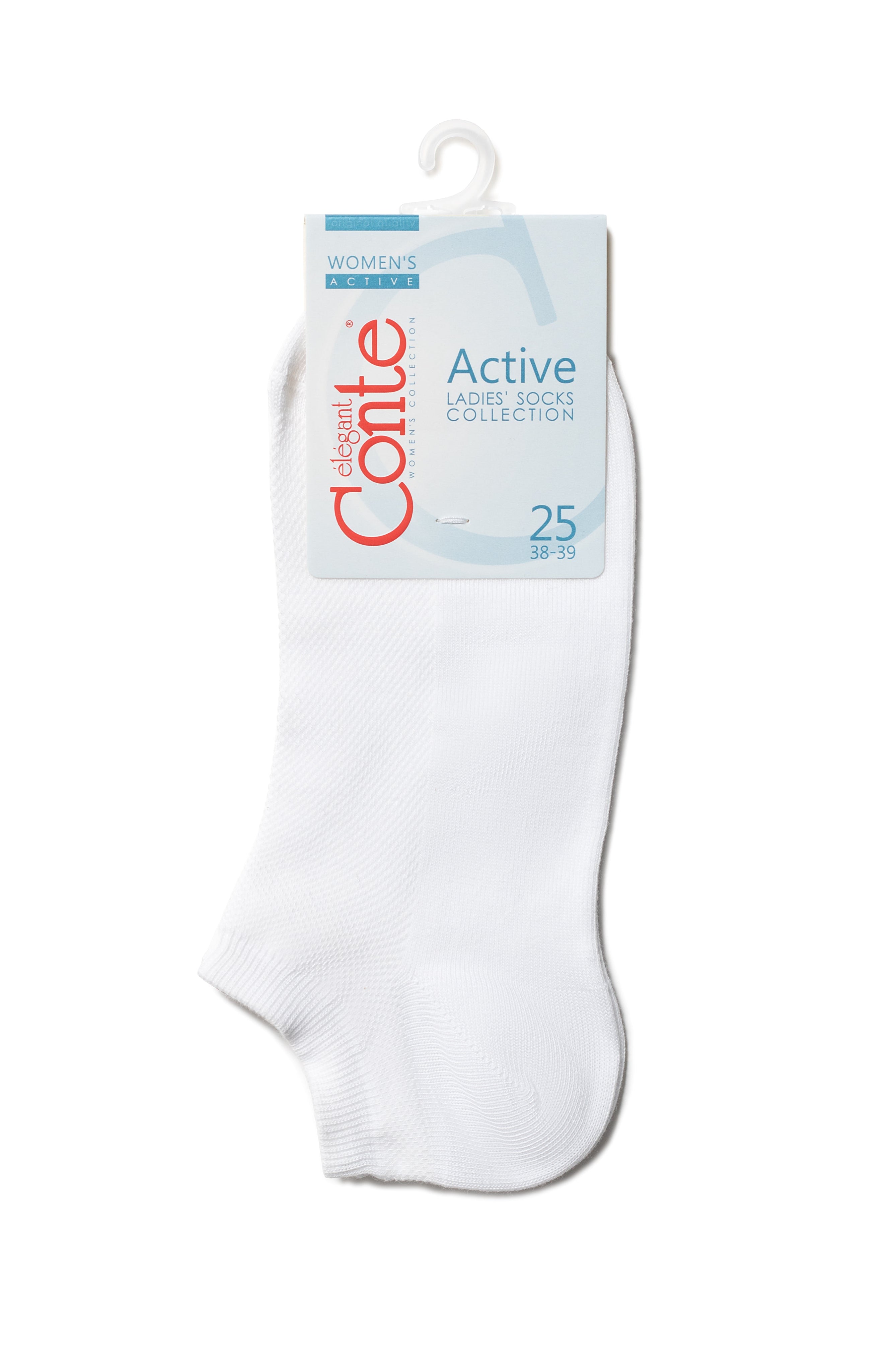 Cotton Ankle Socks Conte Active - Mesh Pattern 484 - DestGlow