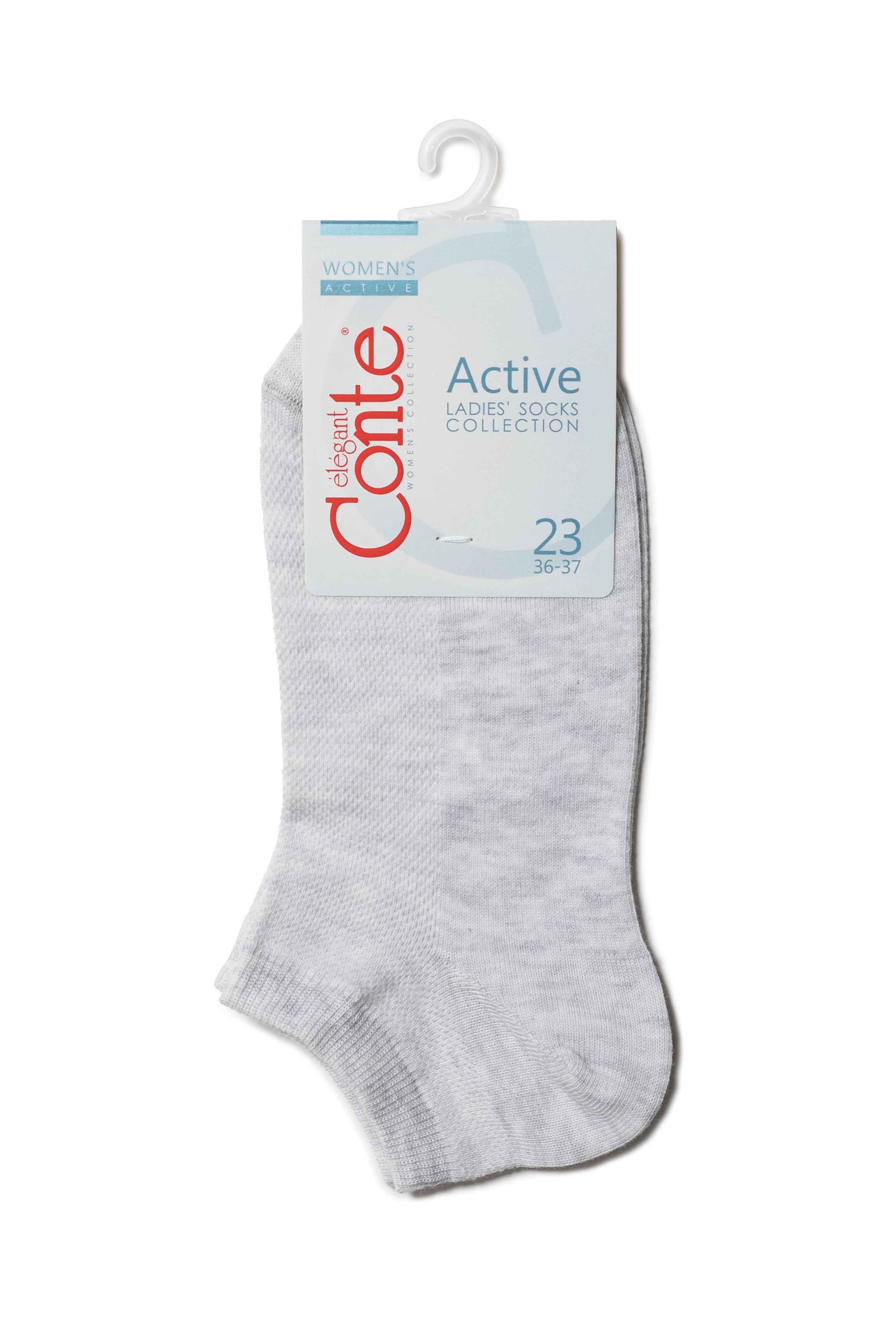 Cotton Ankle Socks Conte Active - Mesh Pattern 484