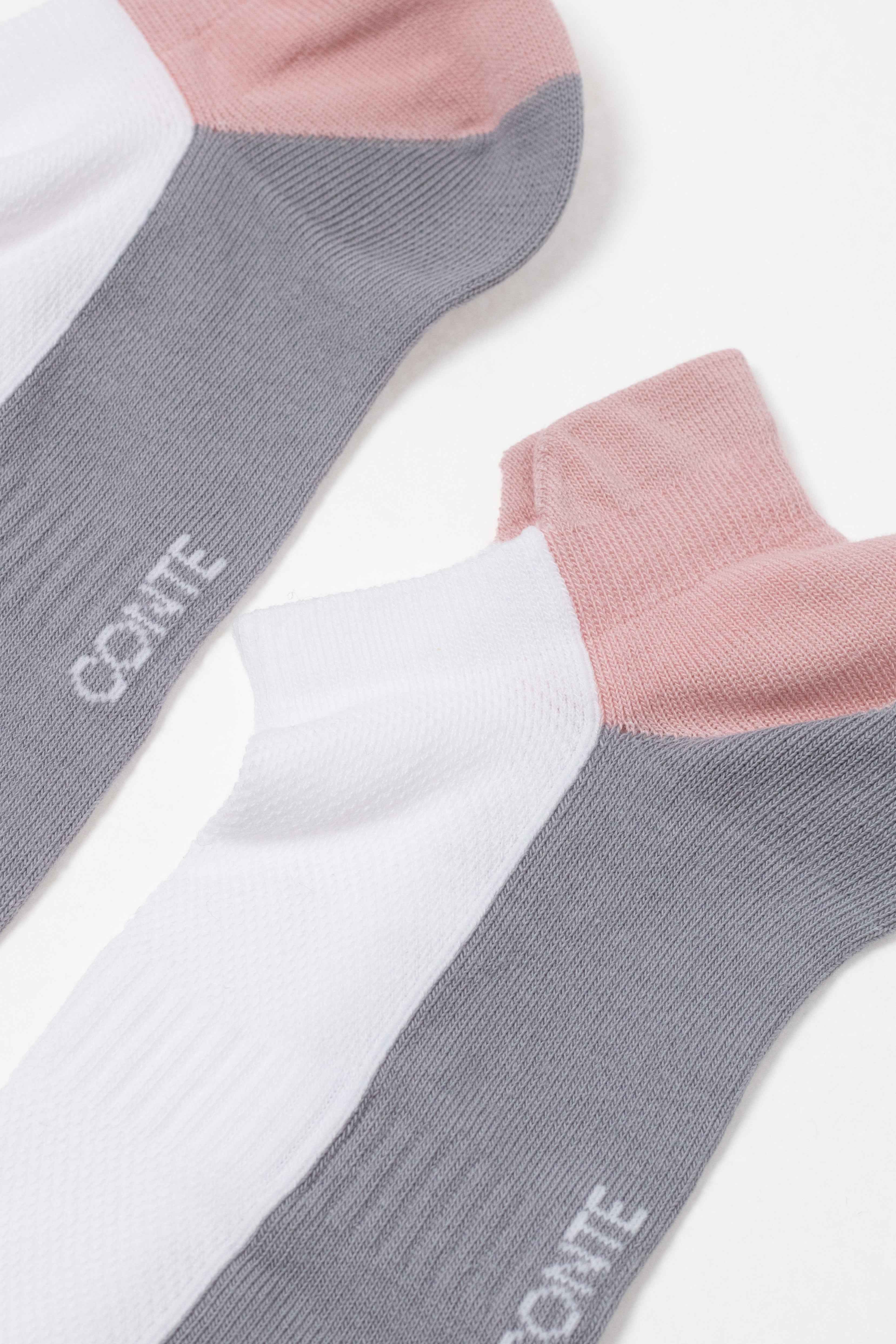 Cotton Ankle Socks Conte Active - With a "Tongue" 393