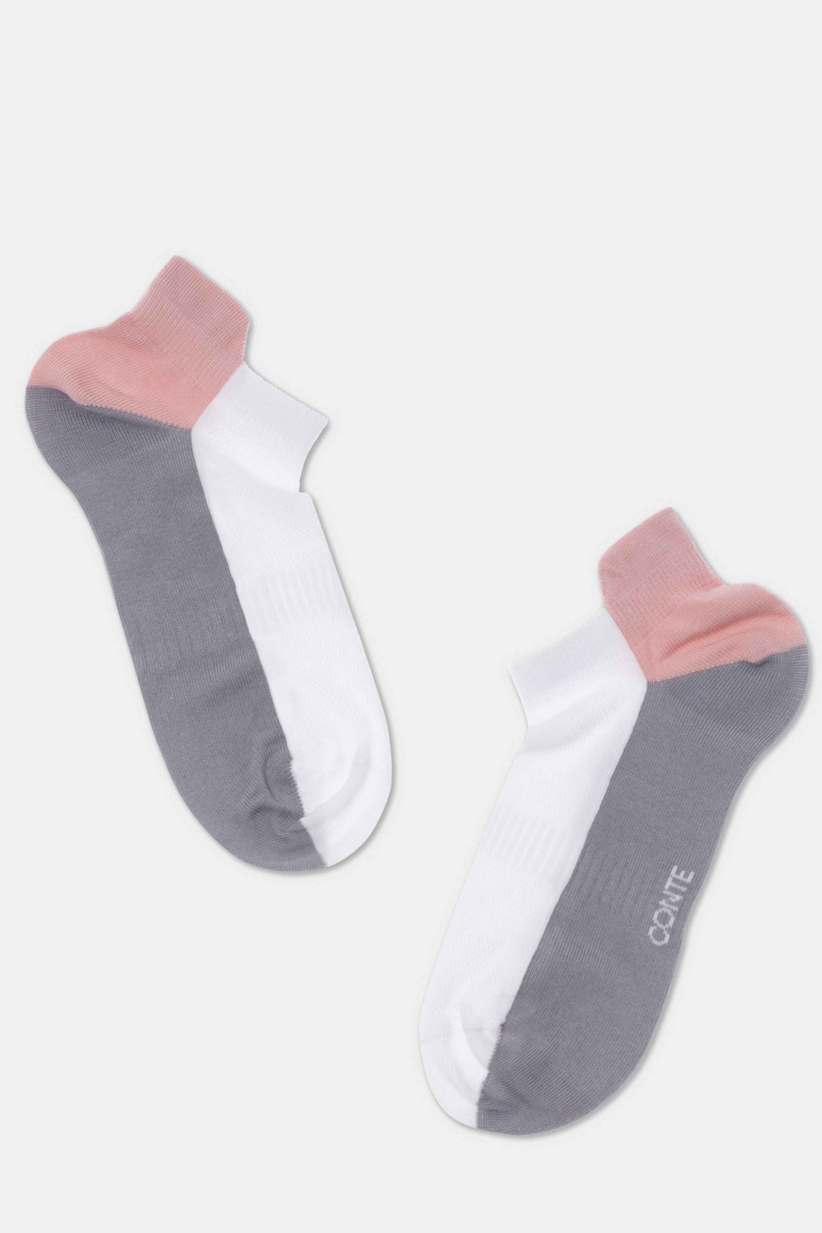 Cotton Ankle Socks Conte Active - With a "Tongue" 393