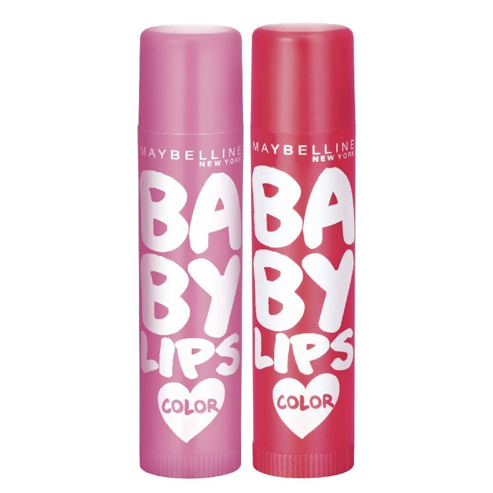 Maybelline New York Baby Lips Lip Balm (Pink & Red) by Dista