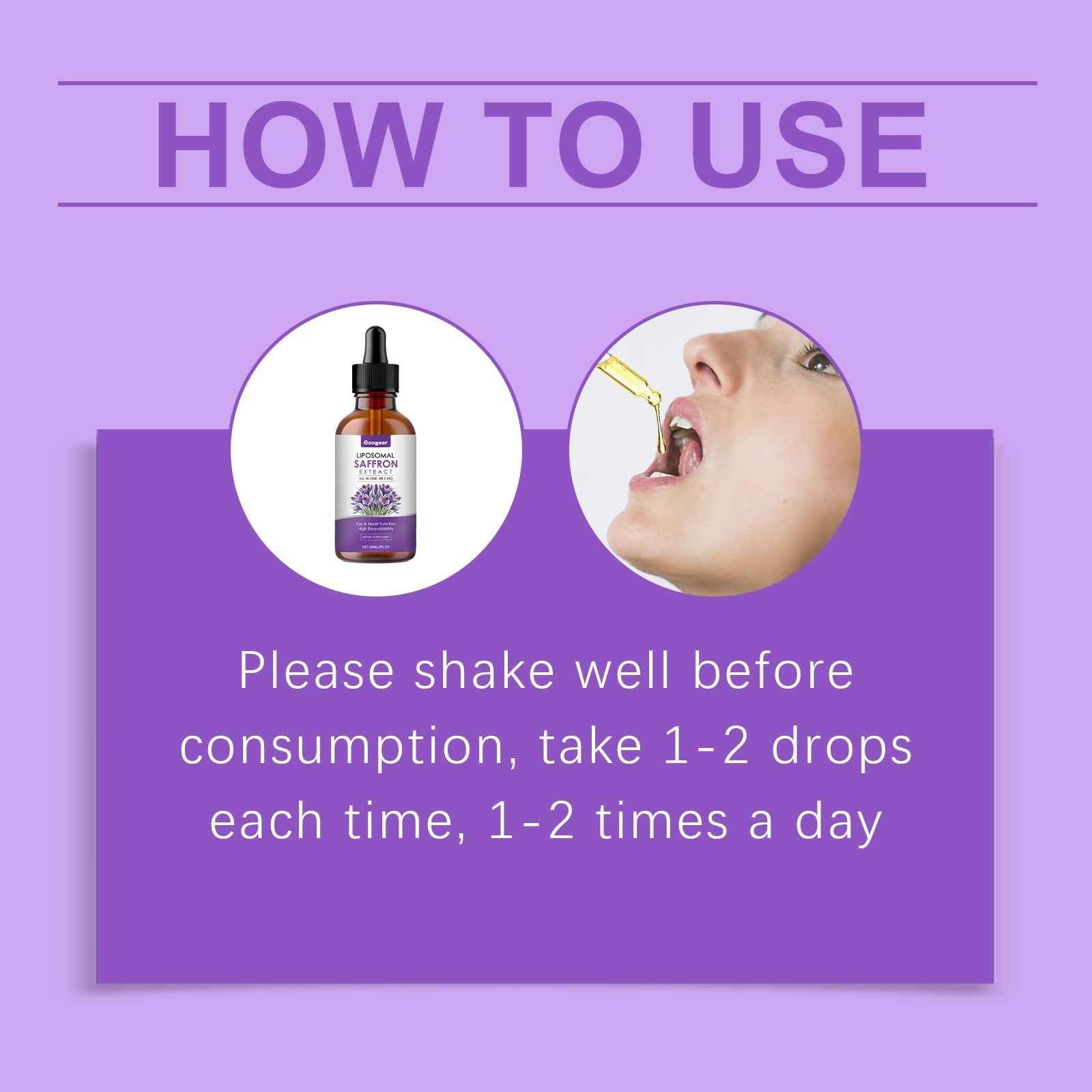 Saffron Supplement Drops, Dietary Supplement Body Therapy Body Care