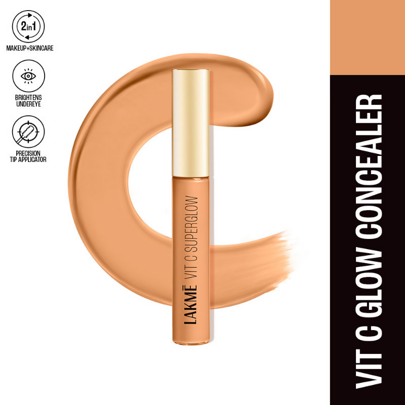 Lakme Vitamin C Superglow Concealer with 1 % Vit C - Sand