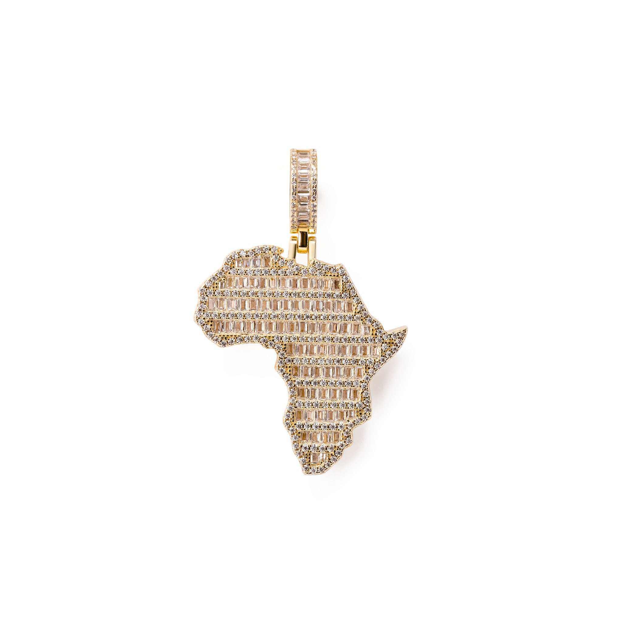 Africa Pendant 925 Sterling Silver