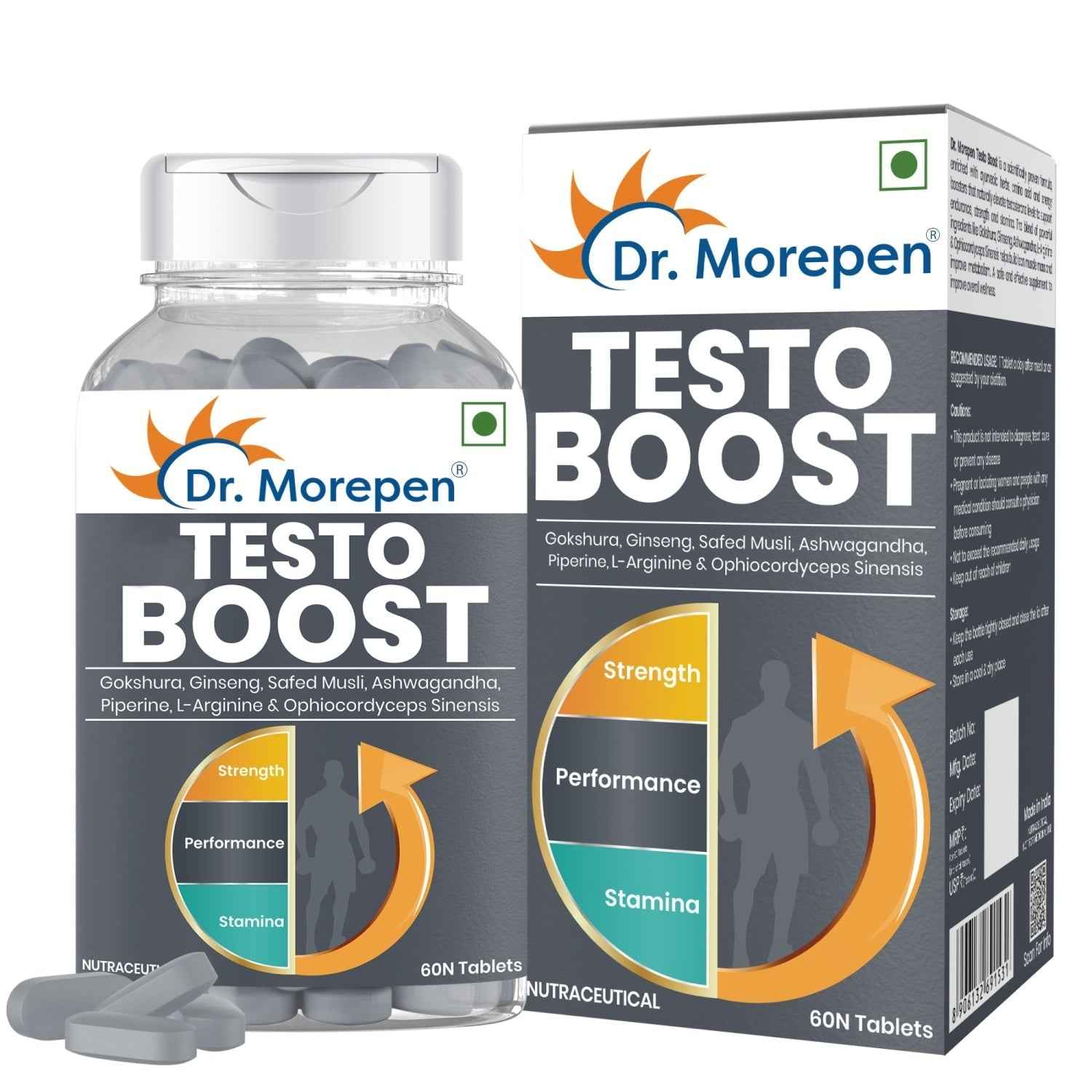 Dr Morpen Gokshura & Testo Boost -Performance Combo Pack