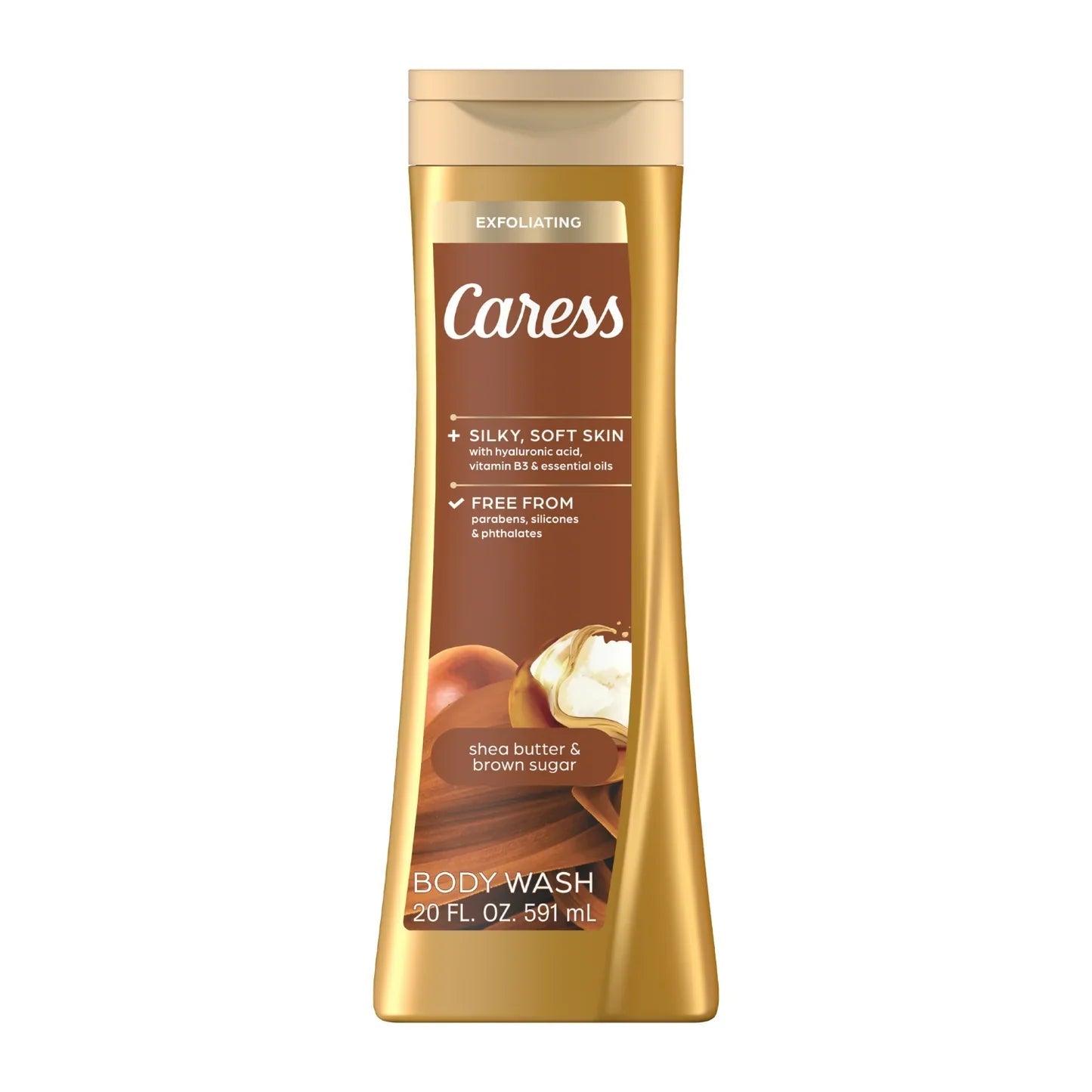 Caress Shea Butter Brown Sugar Body Wash 20 fl oz DestGlow