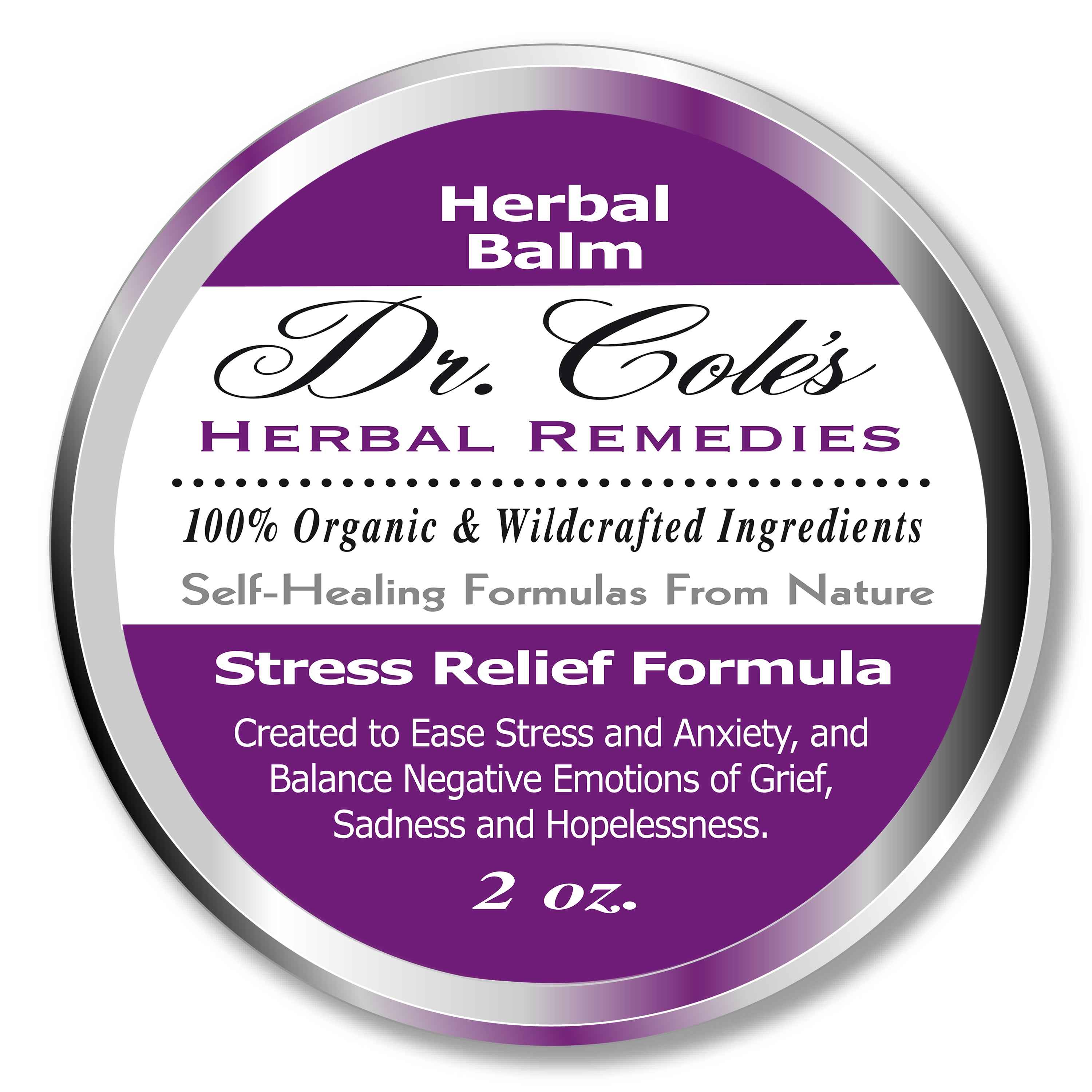 29 - Dr. Cole’s Organic Stress Relief Herbal Balm