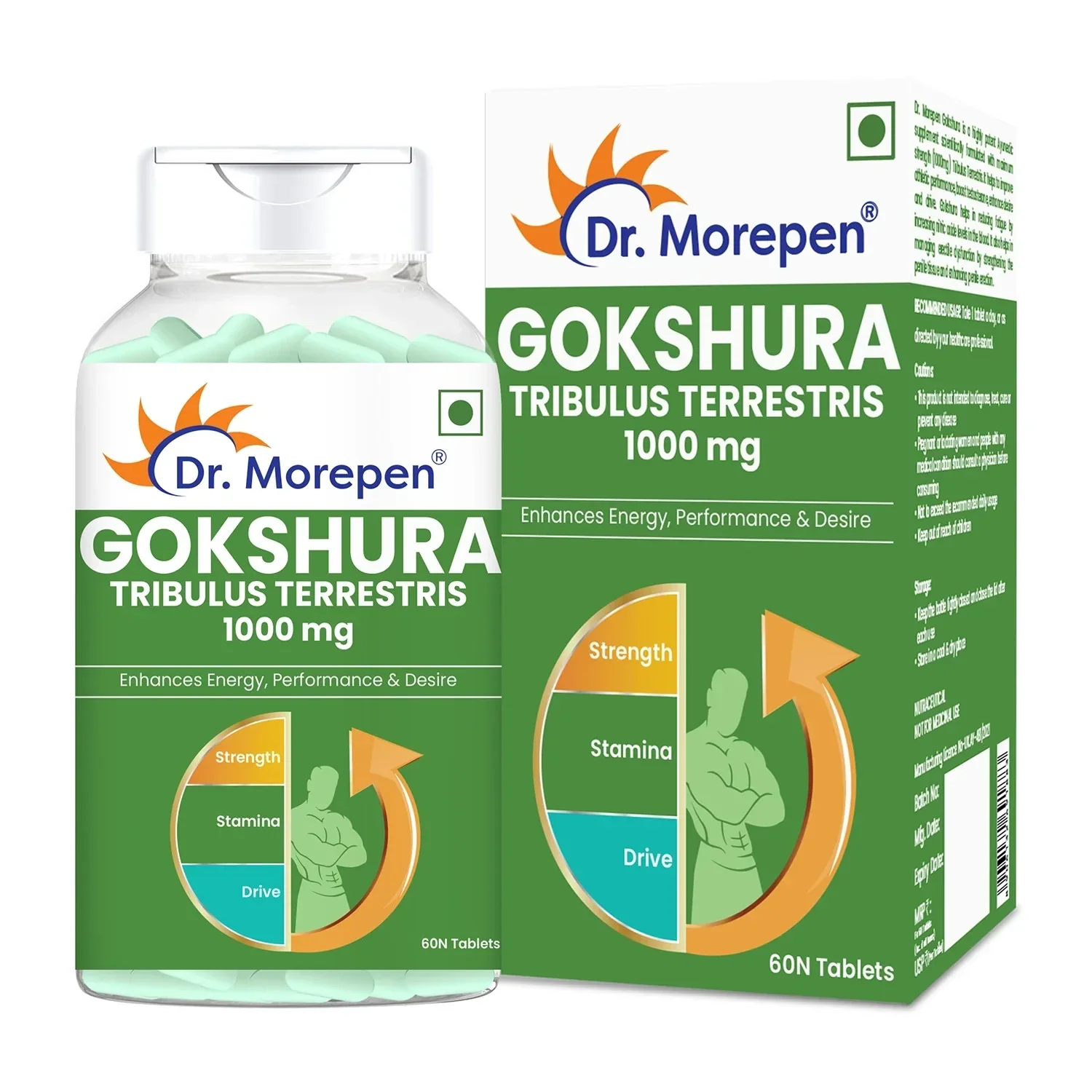 Dr Morpen Gokshura & Testo Boost -Performance Combo Pack