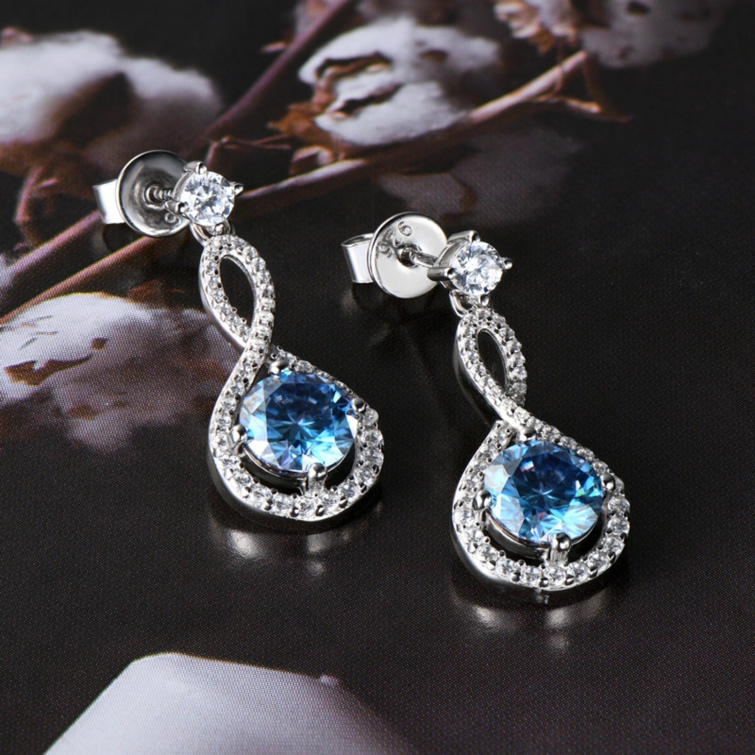 1 Carat Sparkala™ Pure Sterling Silver Earrings by Sparkala
