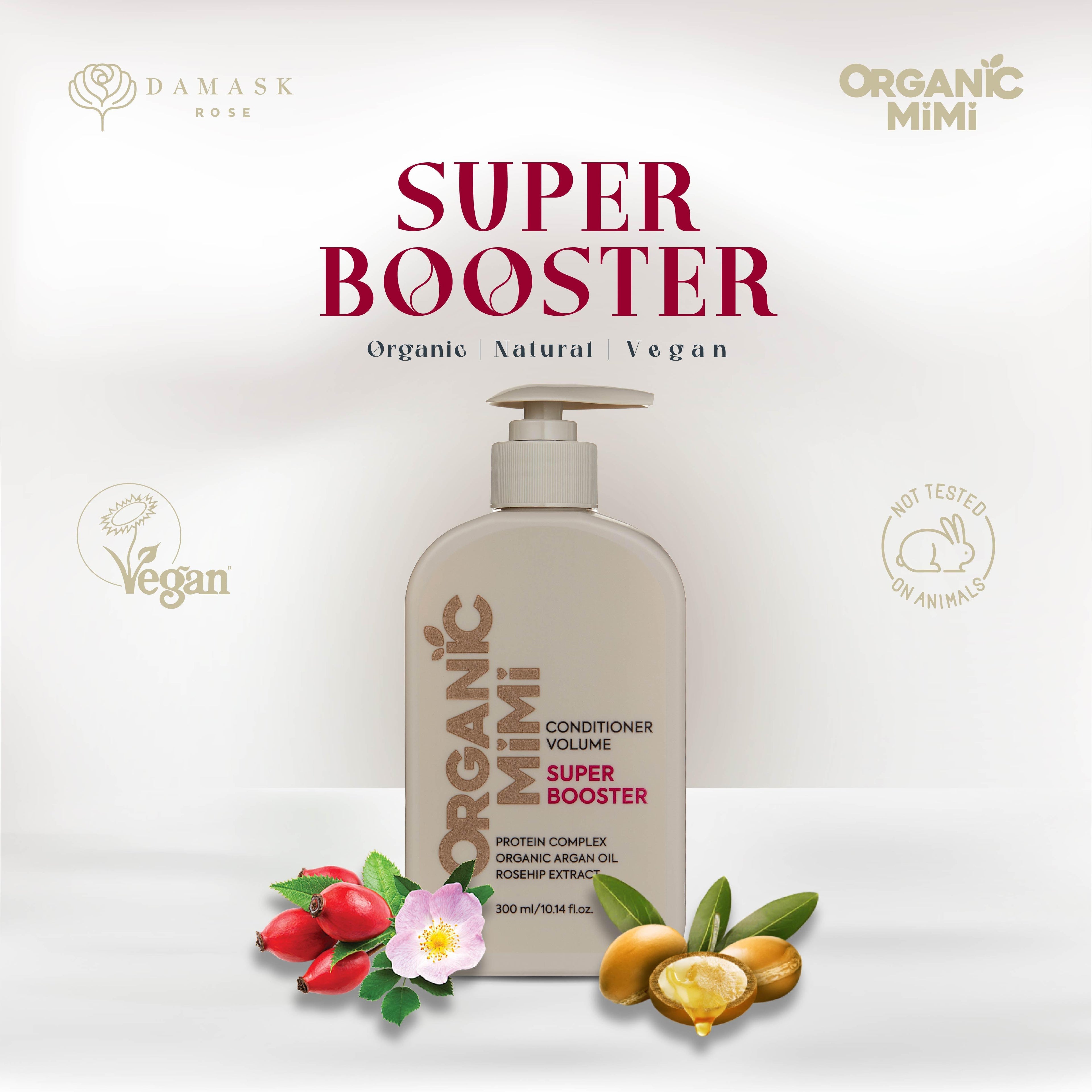 ORGANIC MIMI, CONDITIONER VOLUME SUPER BOOSTER, 300 ml by Damask Rose