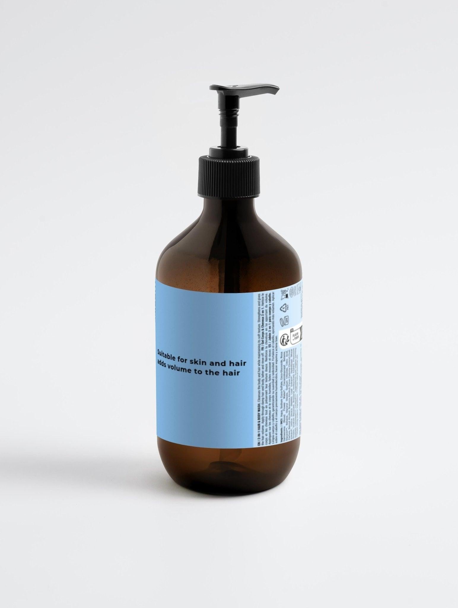 2-in-1 Hair & Body Wash for men by REK Cosmetics